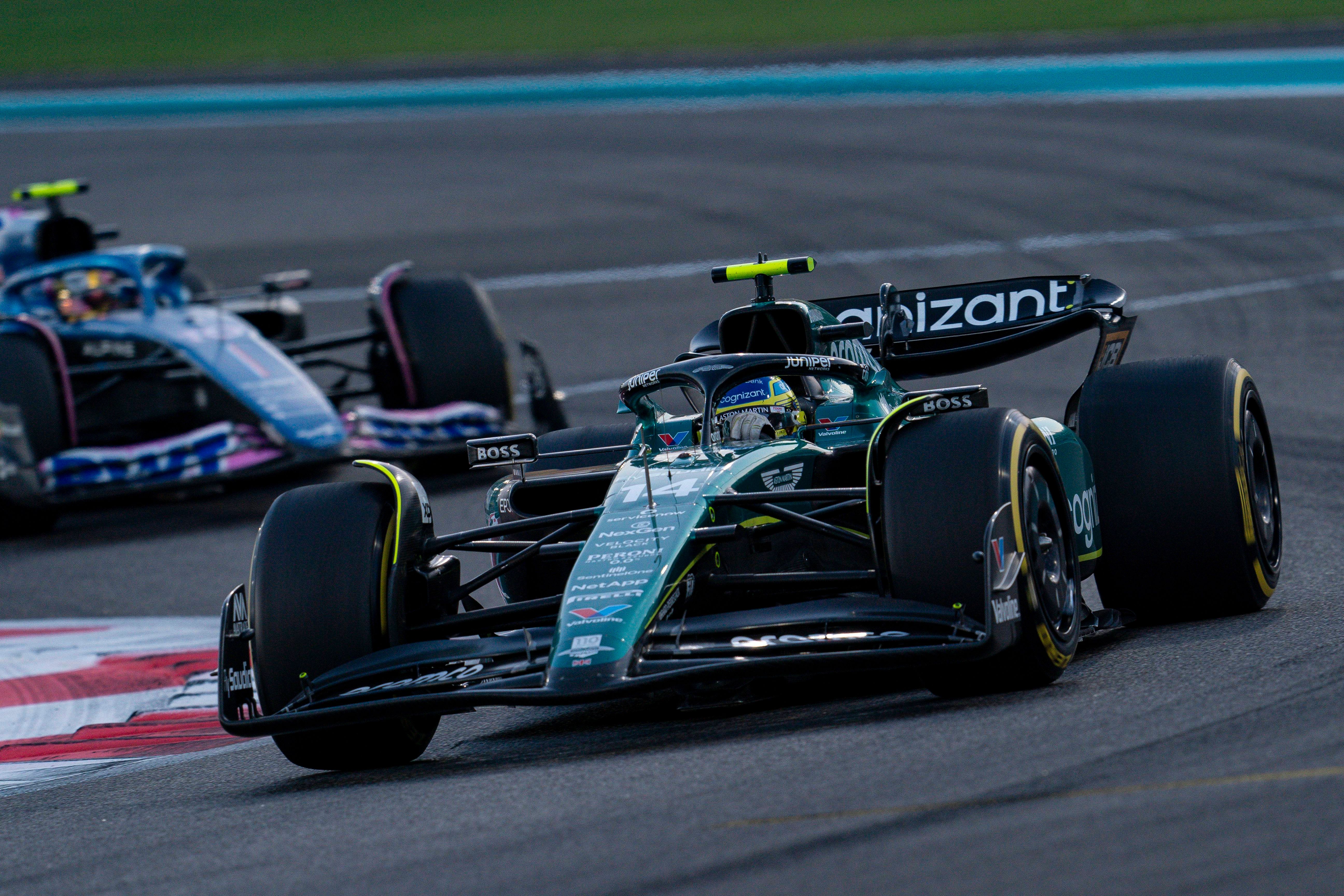  Fernando Alonso, en el GP de Abu Dabi.