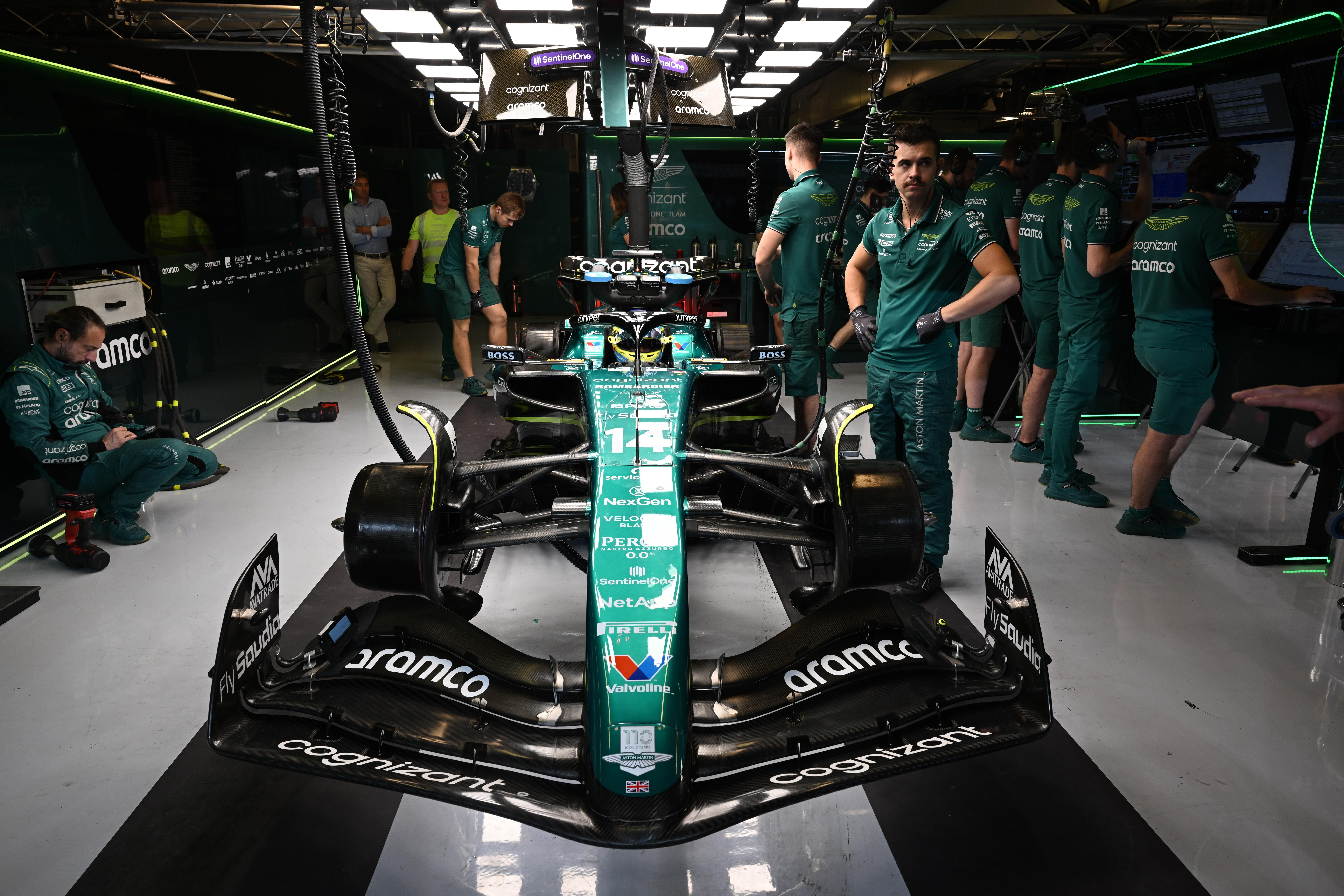 Fernando Alonso, en un GP de este 2023.