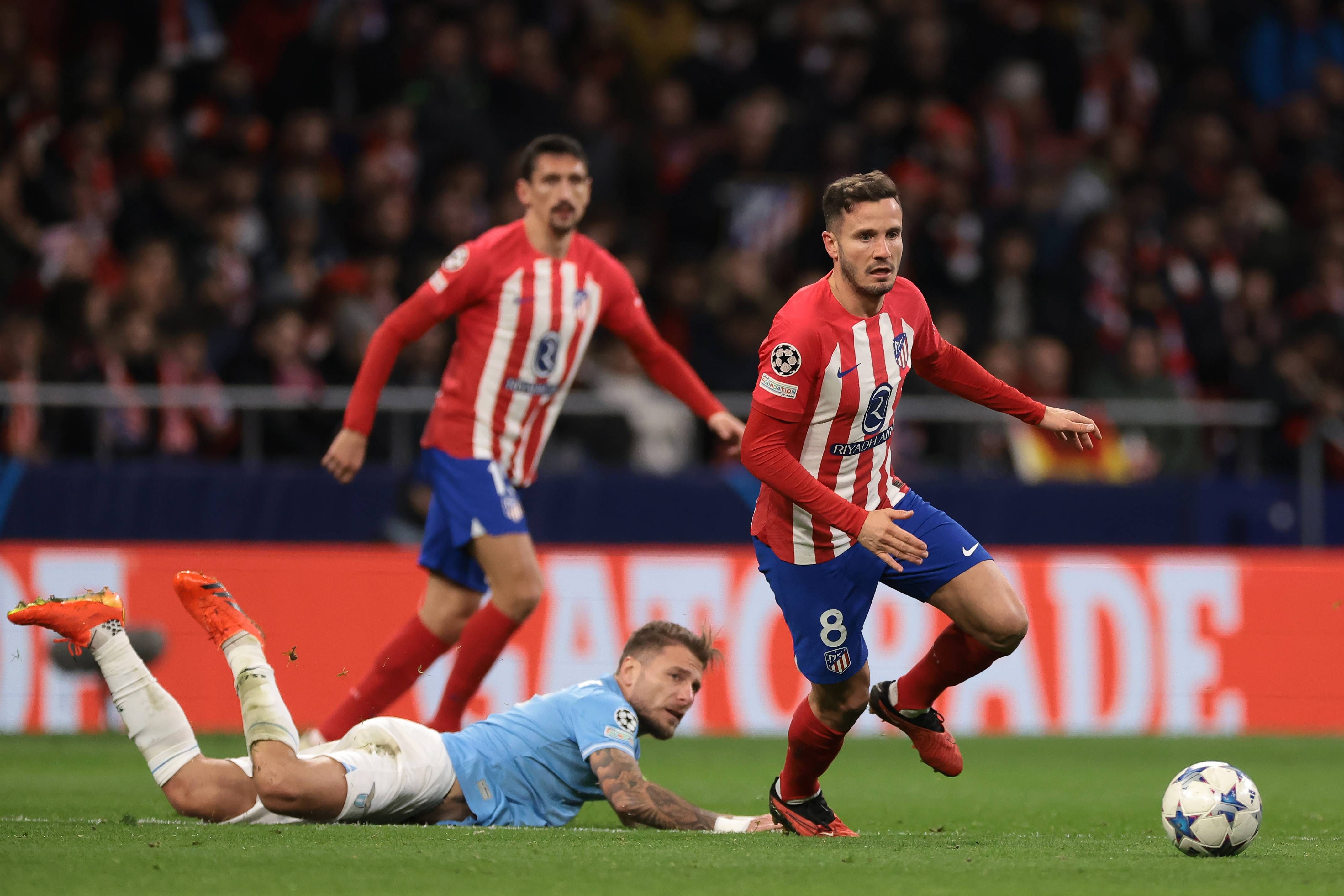 Saúl Ñíguez, durante el encuentro.