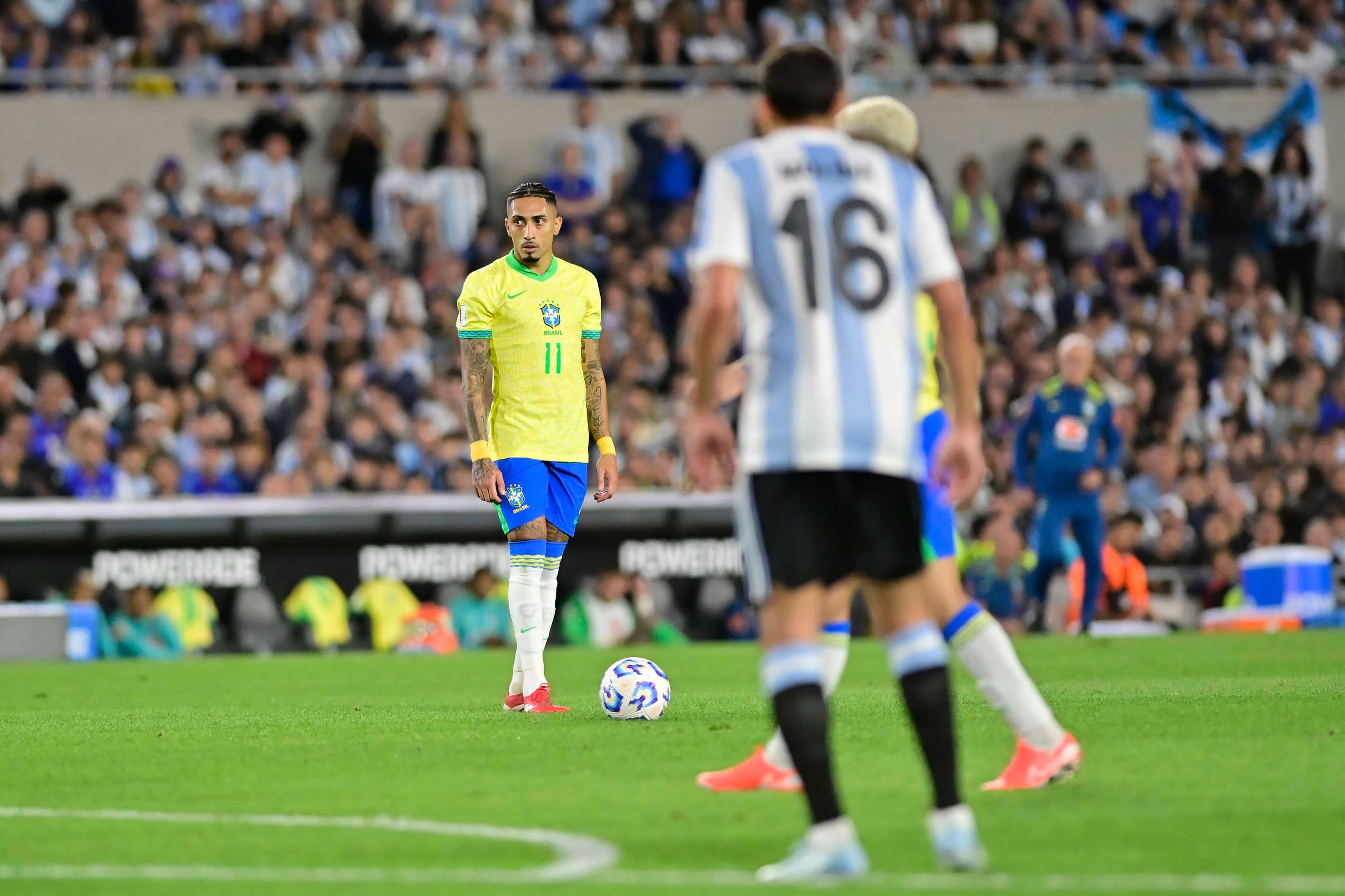  Raphinha ante Argentina (Cordon Press)