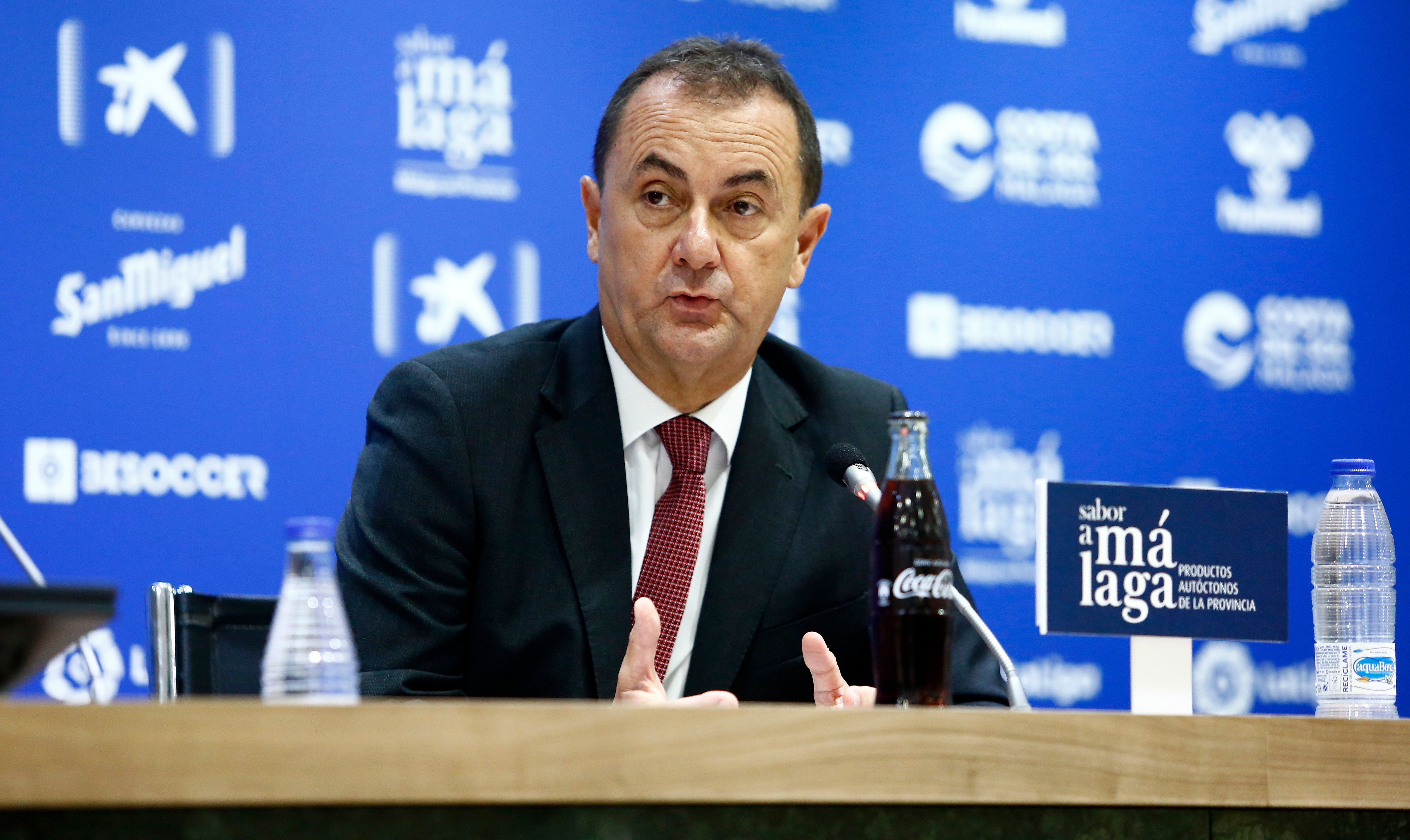  José María Muñoz, en sala de prensa.