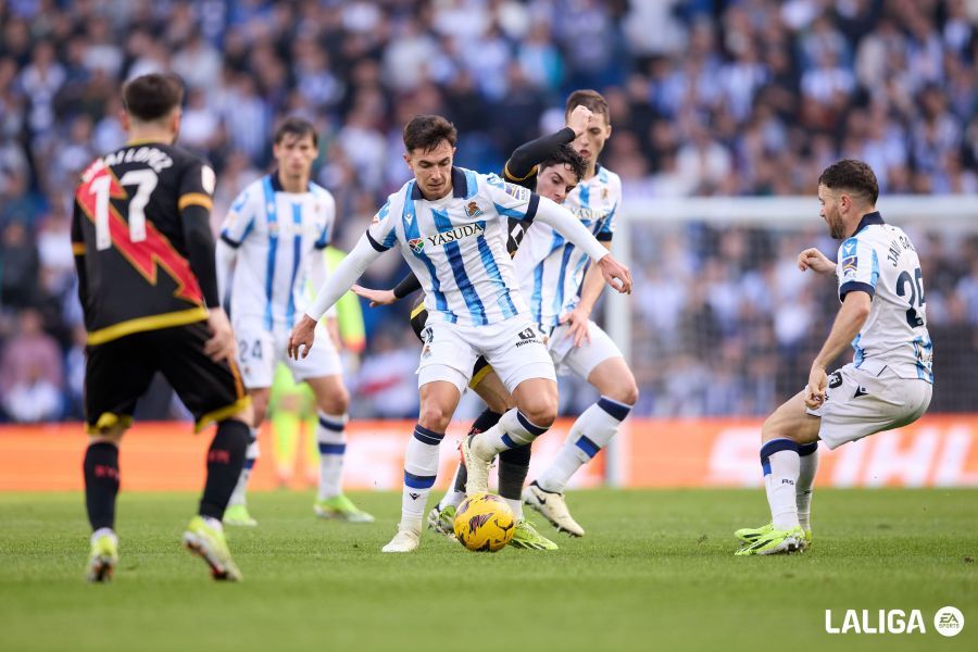  La Real Sociedad y el Rayo Vallecano empataron a cero en el Reale Arena.