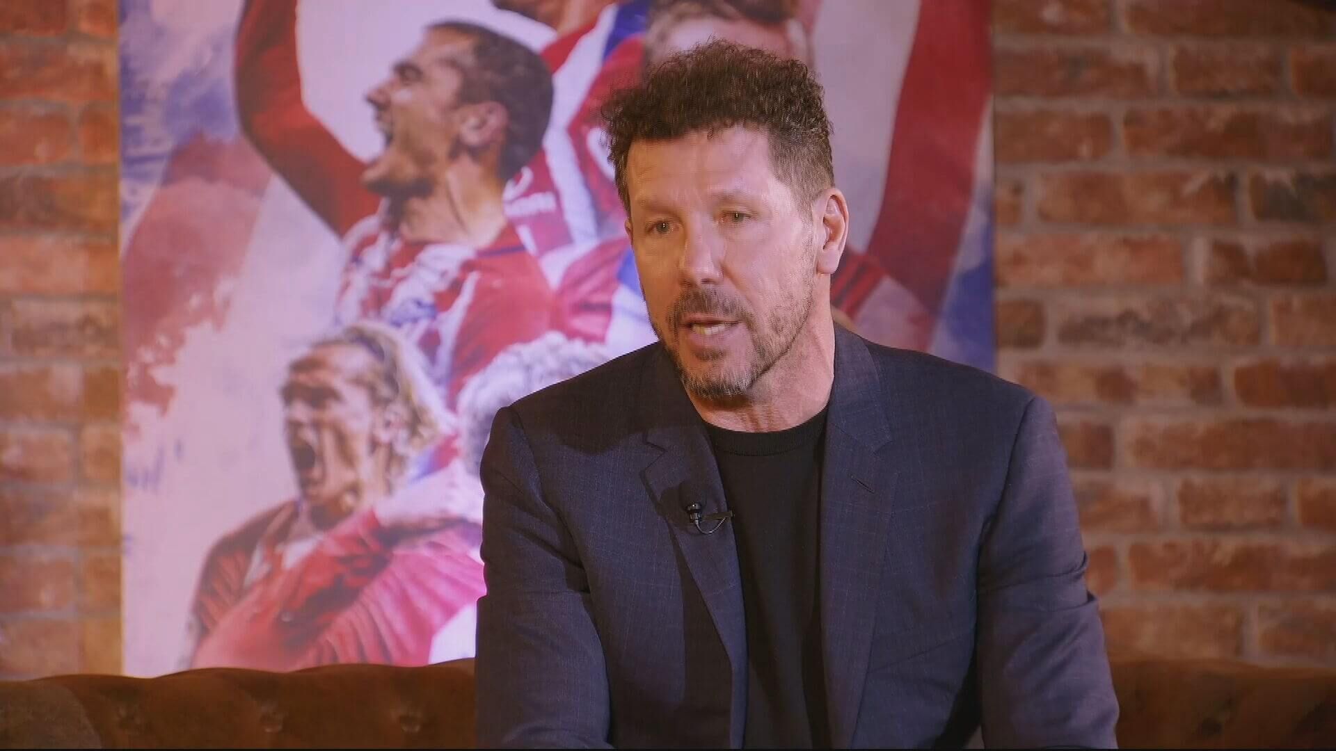 Simeone, sobre Griezmann en el acto Homenaje del francés