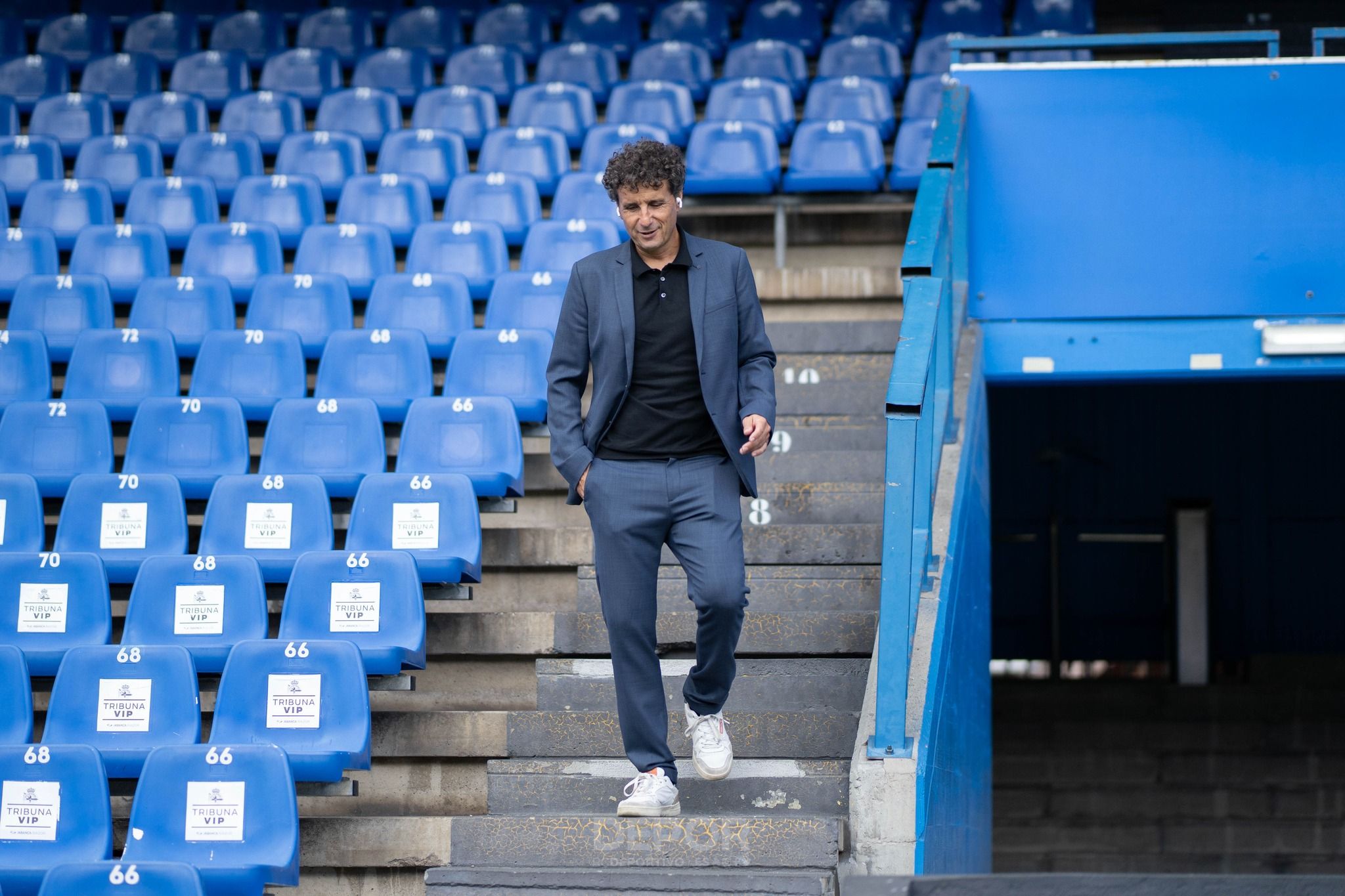 Imanol Idiakez antes de un partido