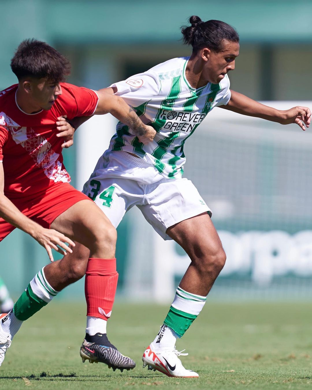  Yanis, en su debut con el Betis Deportivo.