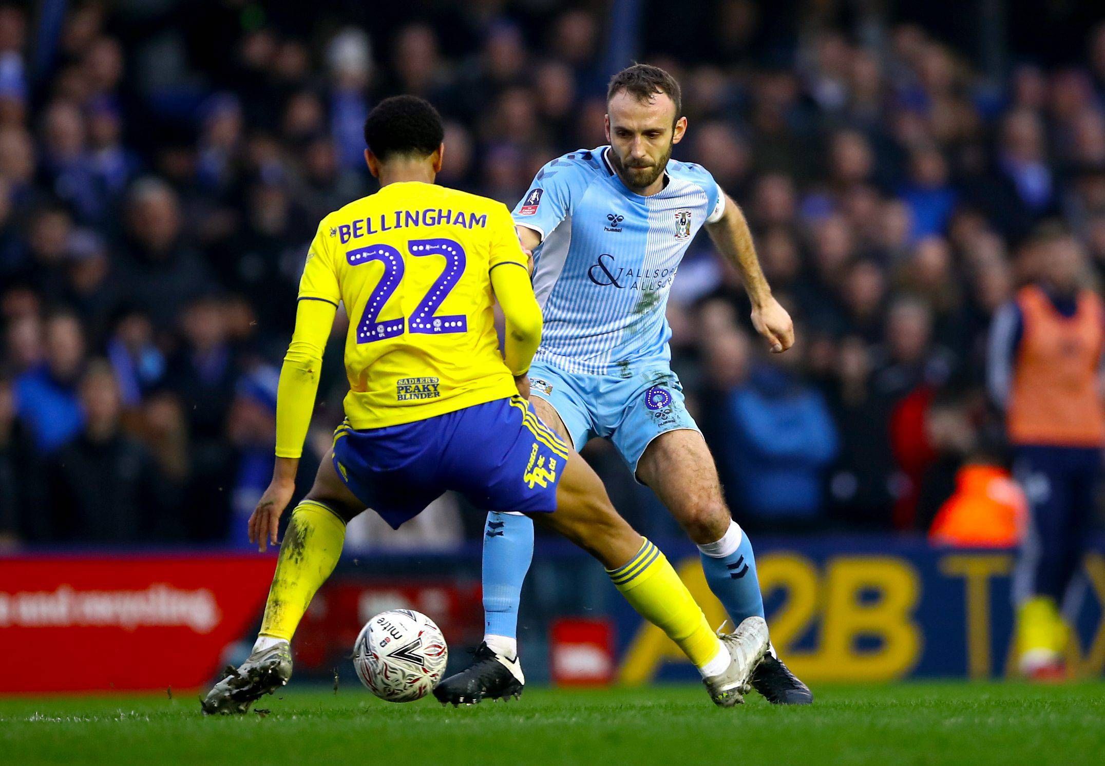 Bellingham en su etapa en el Birmingham City.