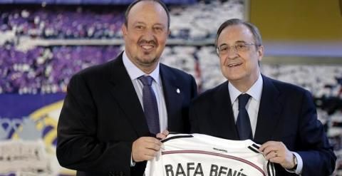  Rafa Benítez en su presentación (Foto. EFE).