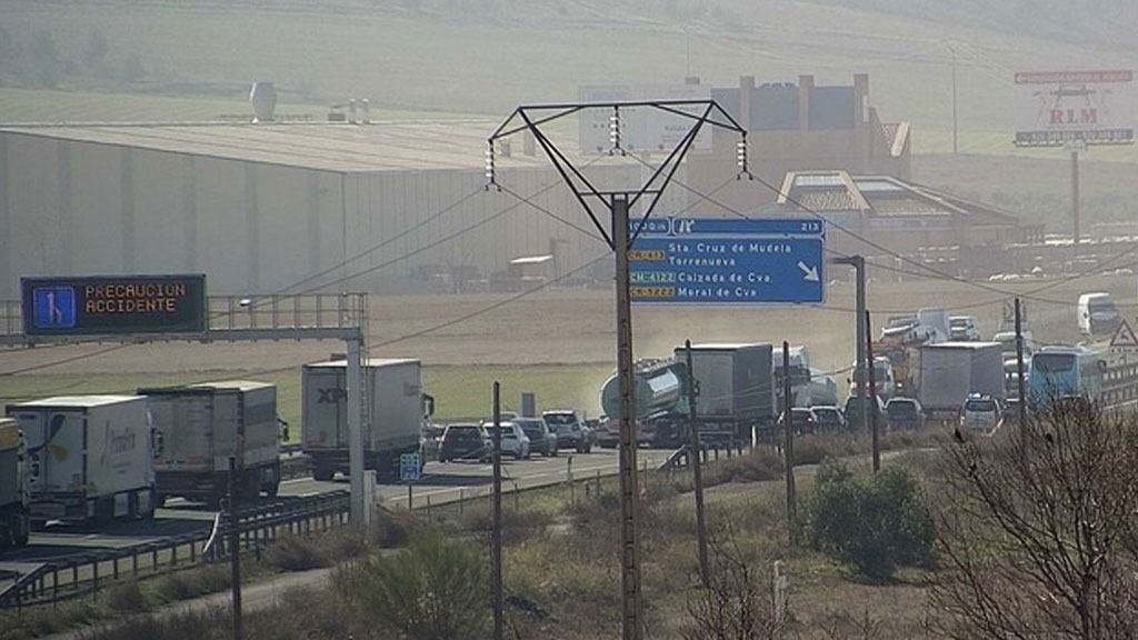  Imagen de la carretera donde se produjo el accidente.