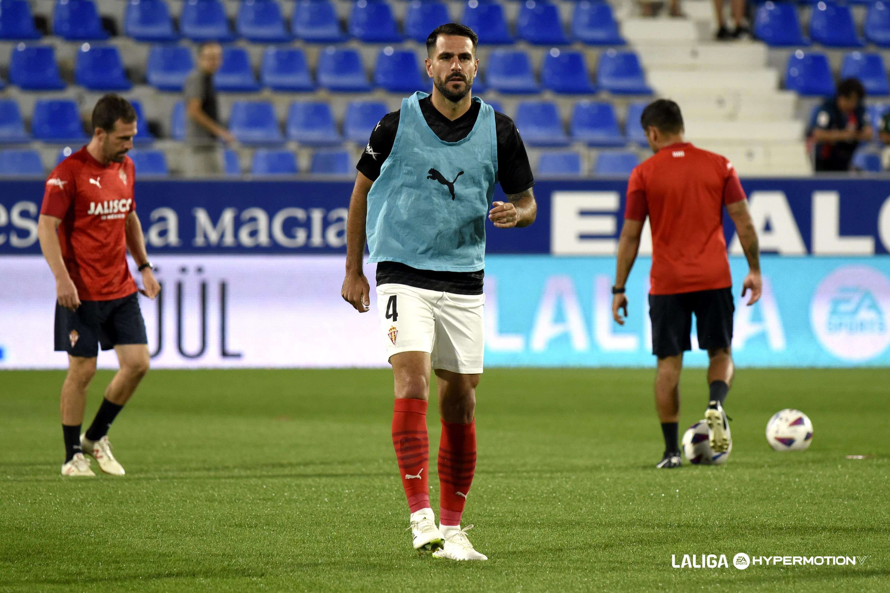 Pablo Insua, con el Real Sporting.