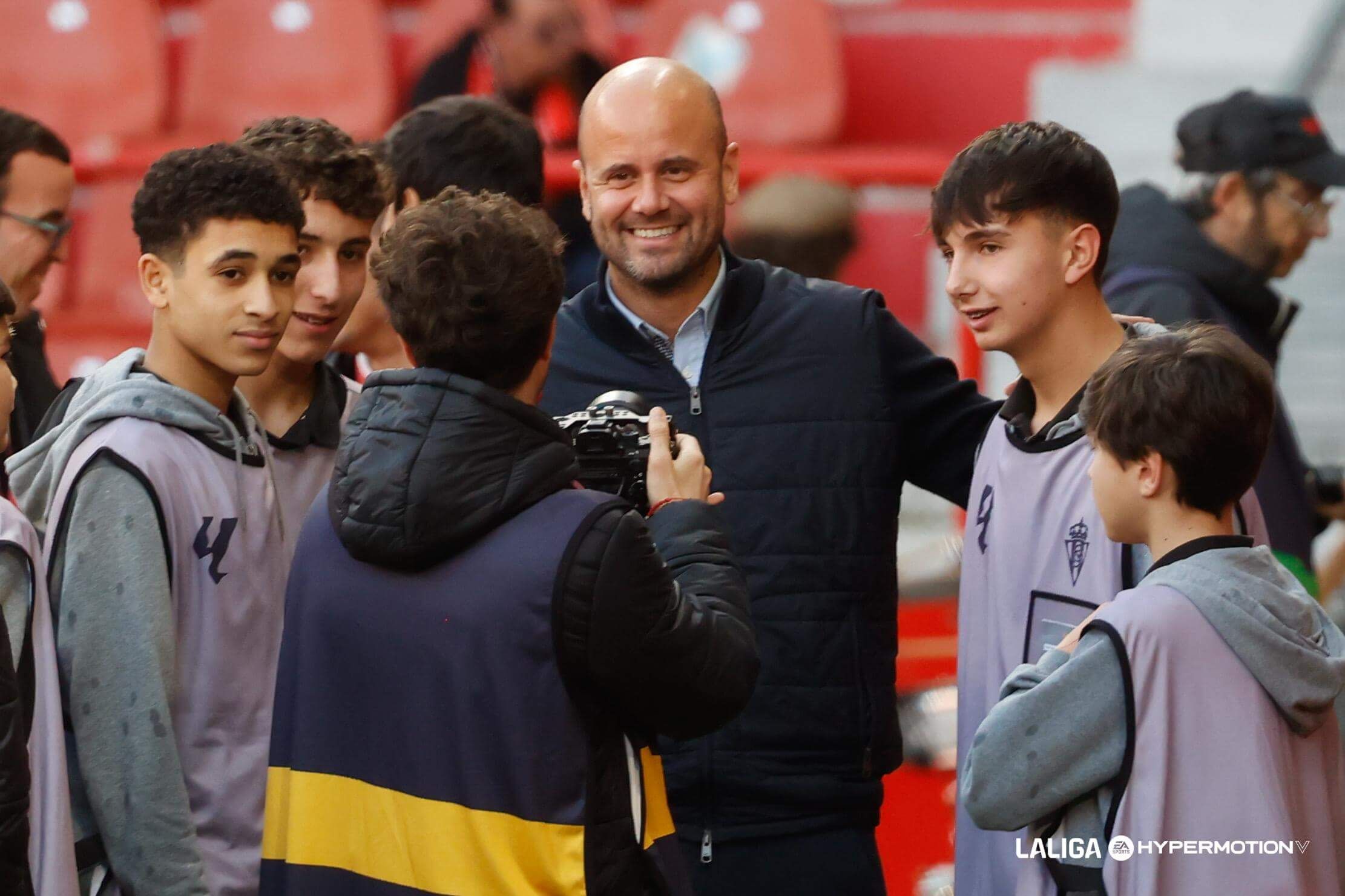  Miguel Ángel Ramírez en la previa del Valladolid - Sporting.