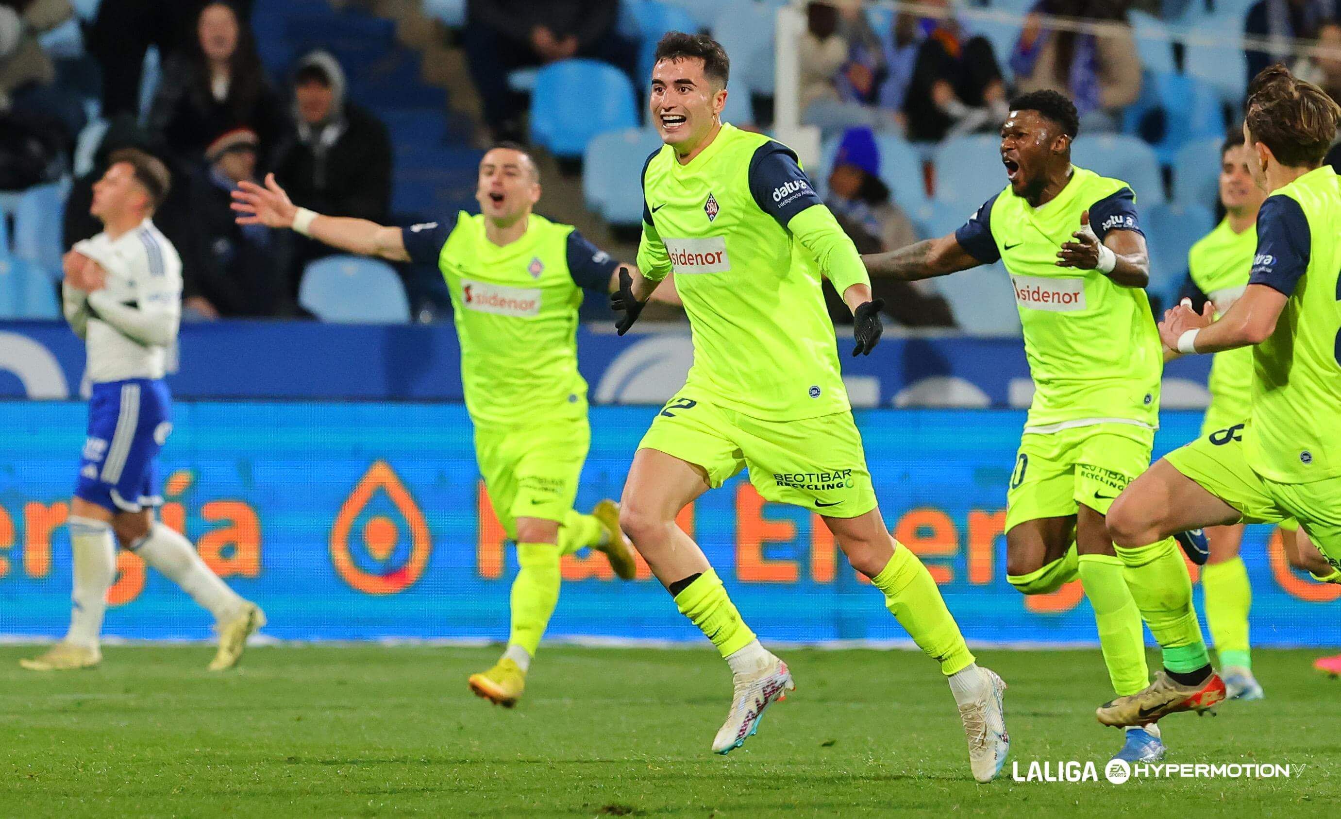 Jon Morcillo, con el Amorebieta.