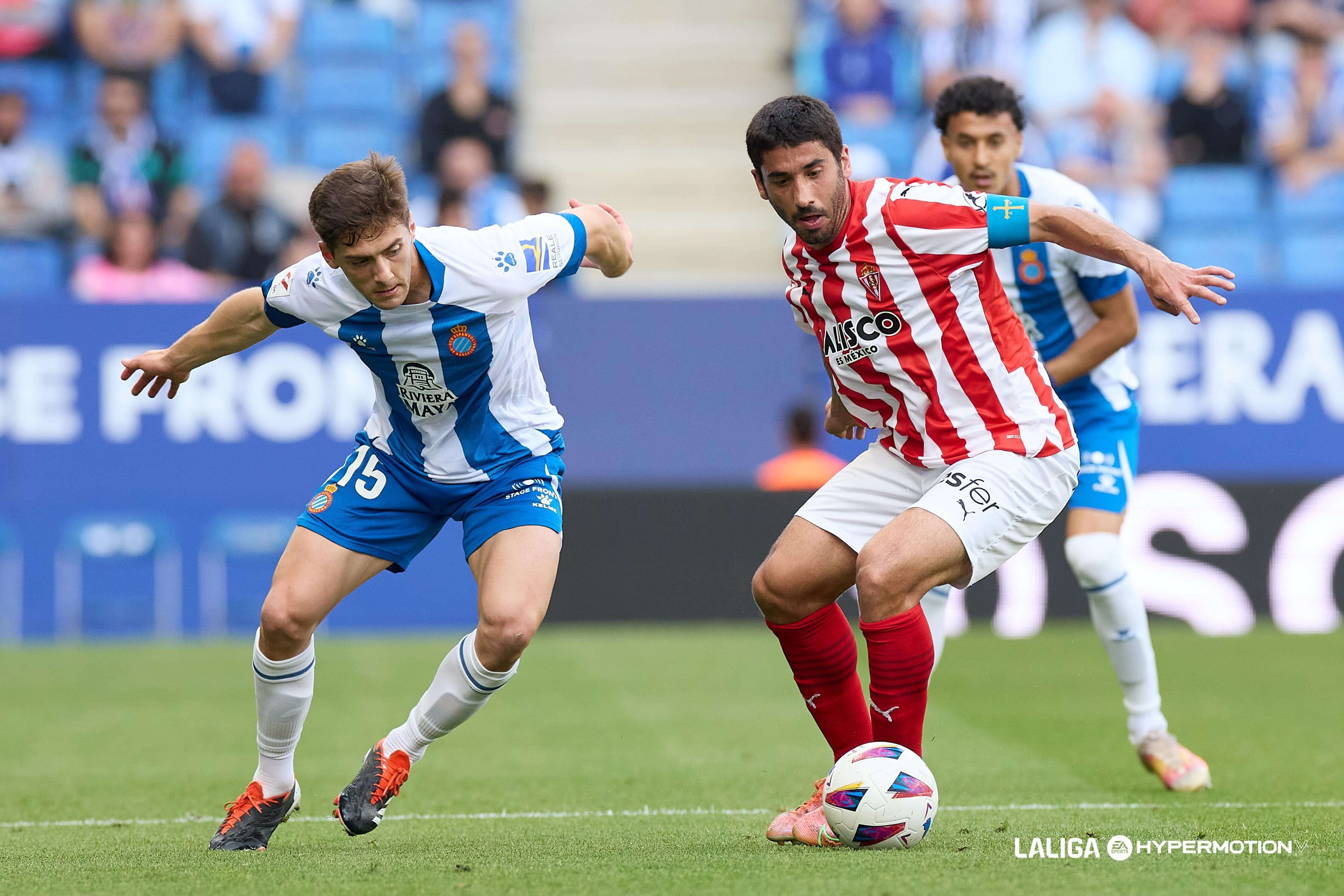 Lance del Sporting - Espanyol.