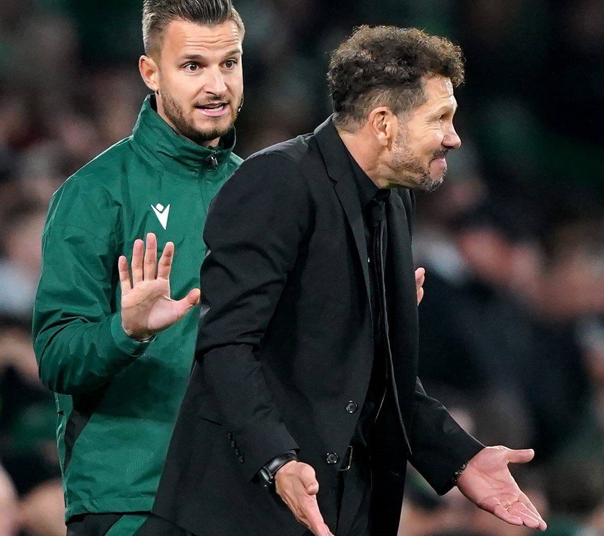 Diego Pablo Simeone, en Celtic Park.