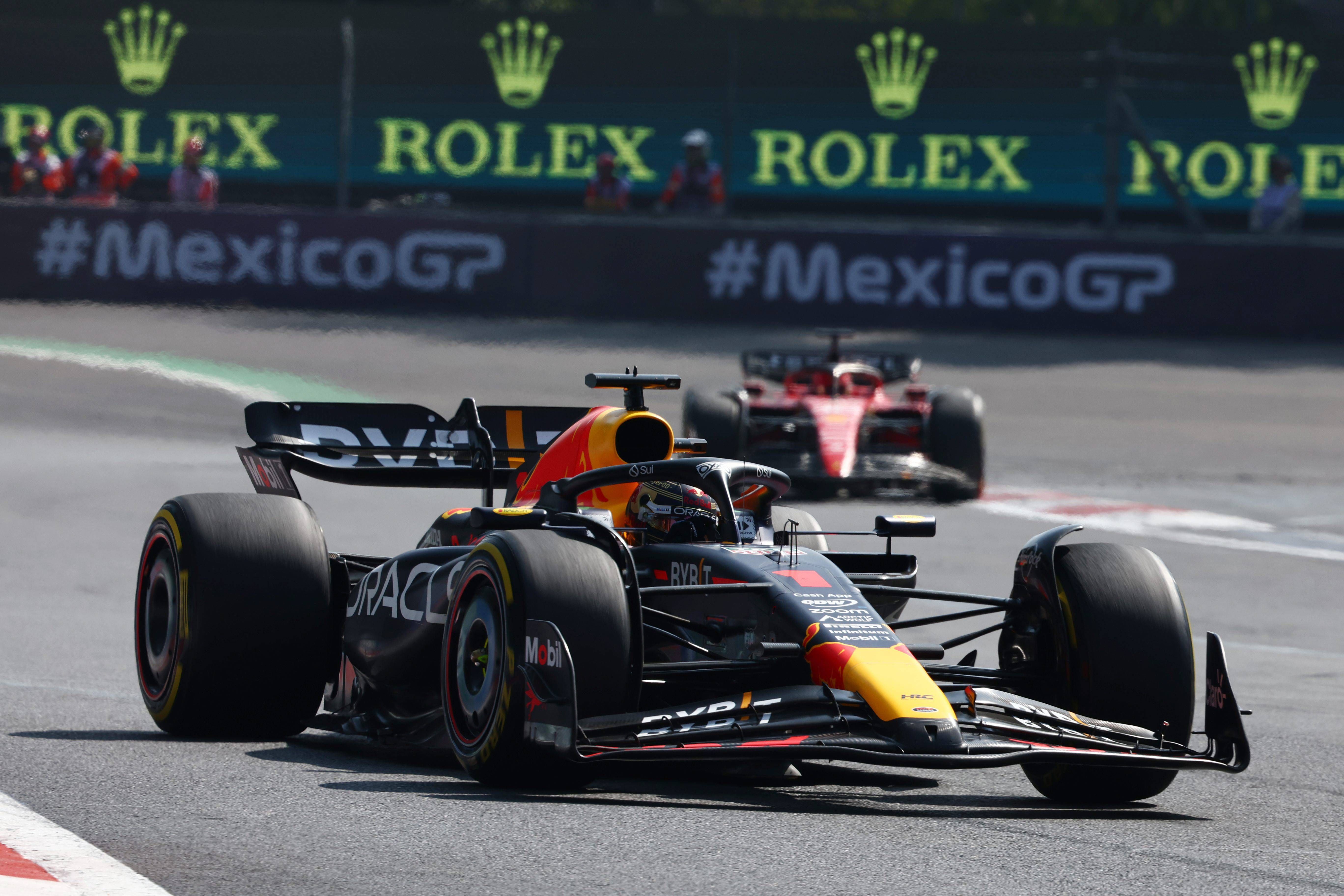Max Verstappen, en el GP México.