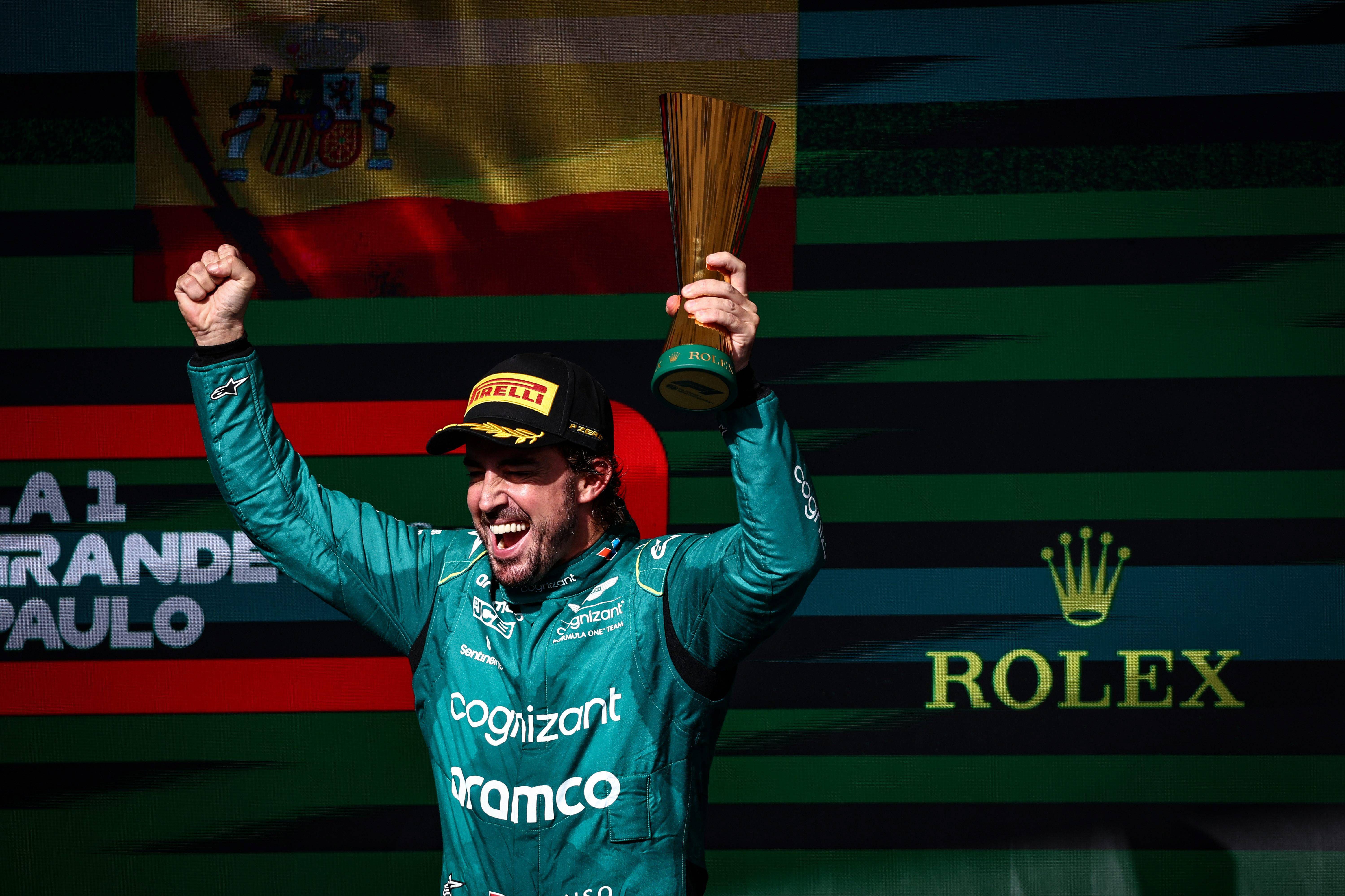  Fernando Alonso, en el GP de Brasil.