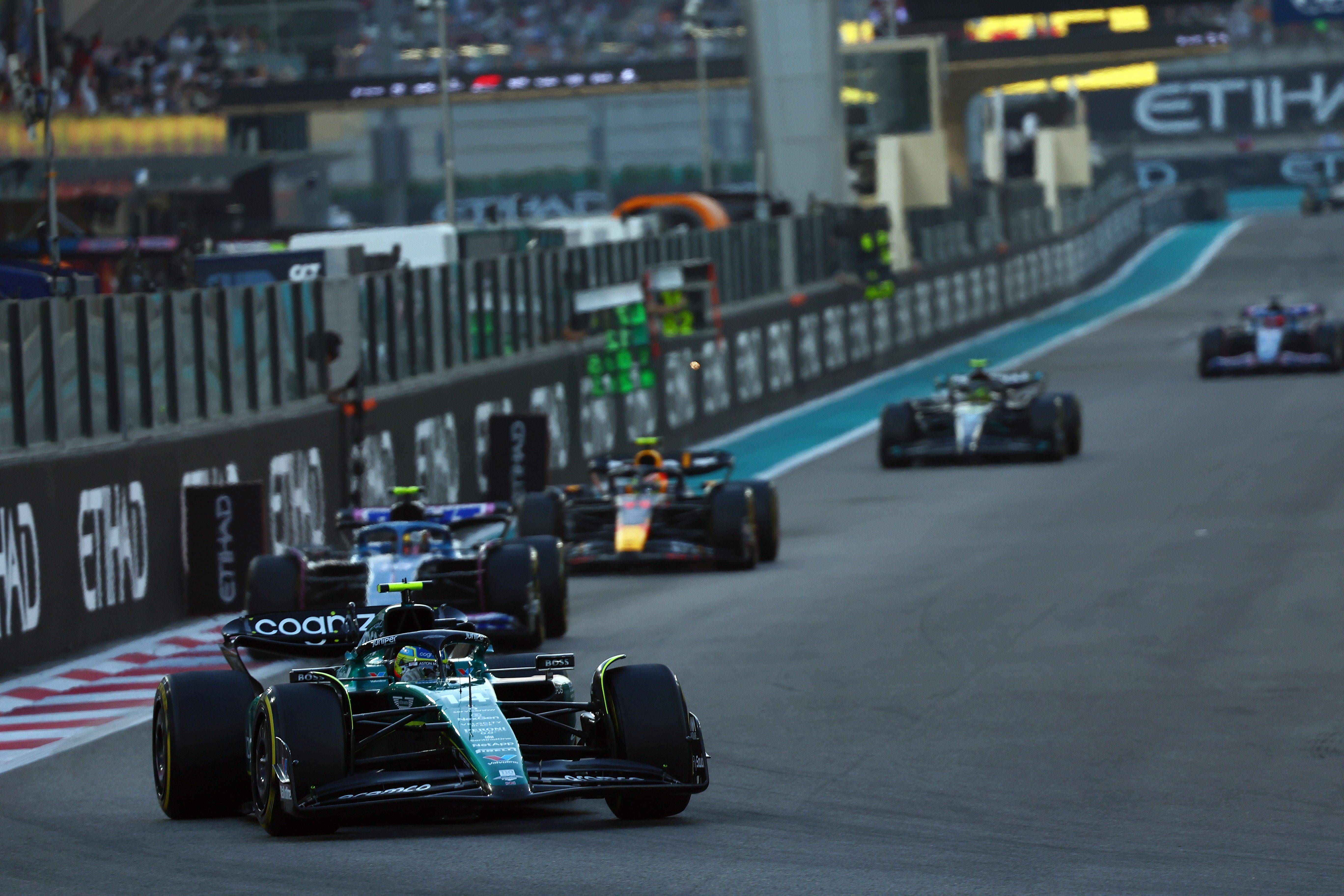  Fernando Alonso, en el GP Abu Dabi.