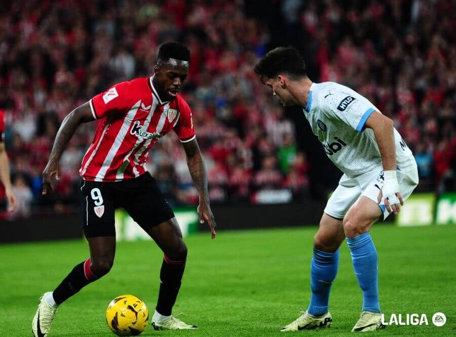  Iñaki Williams dio una exhibición de entrega e hizo un golazo ante el Girona FC en San Mamés.