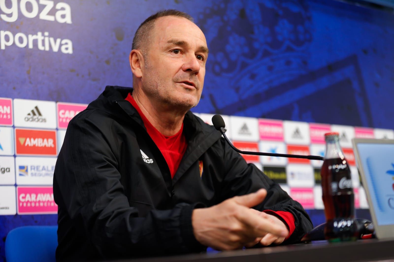 Víctor Fernández en rueda de prensa.