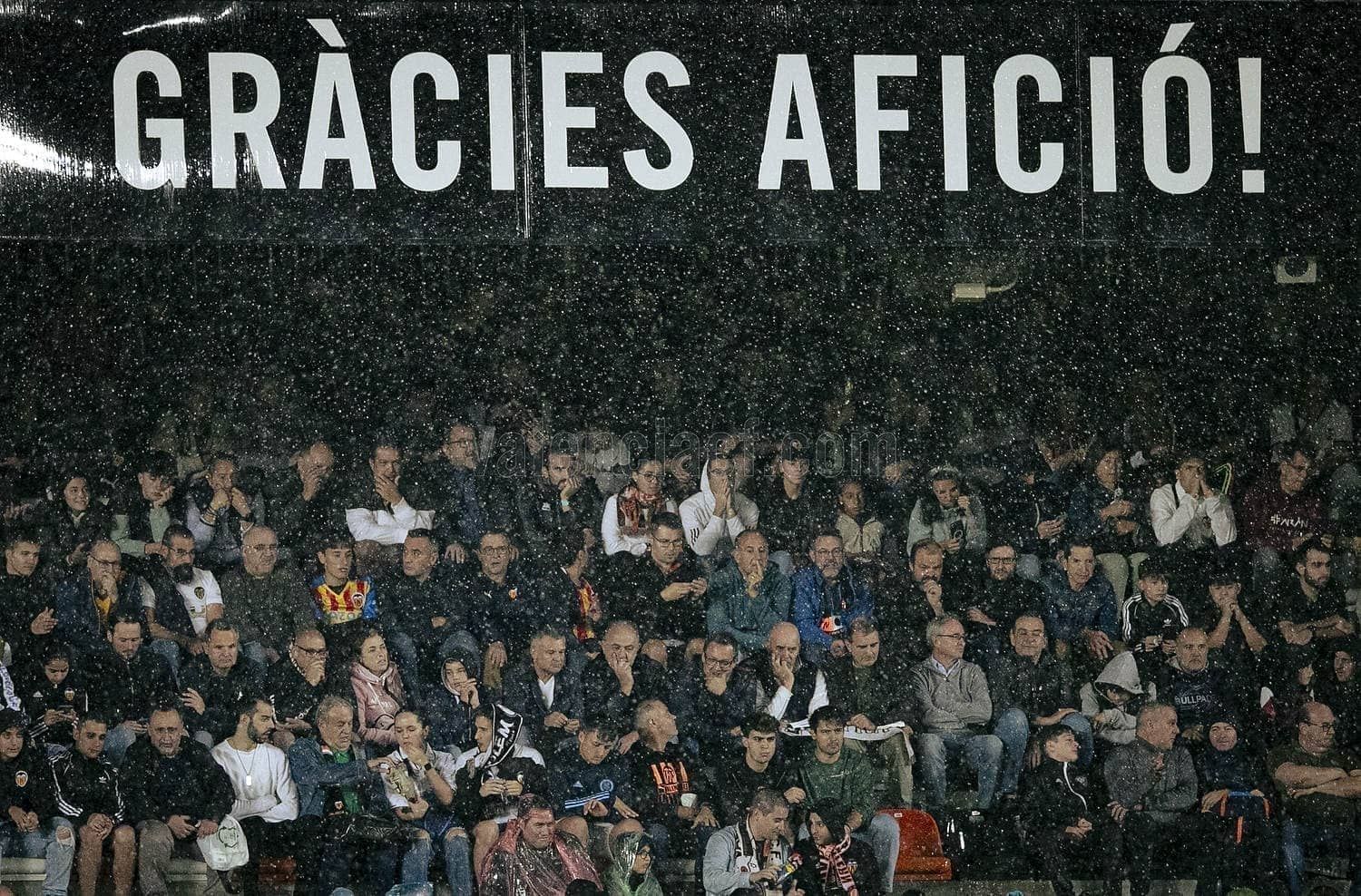 Afición del Valencia CF en Mestalla