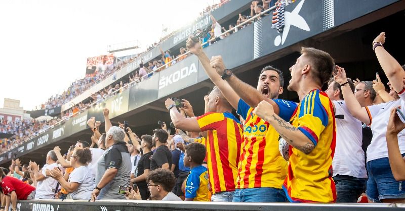  Afición del Valencia CF en Mestalla