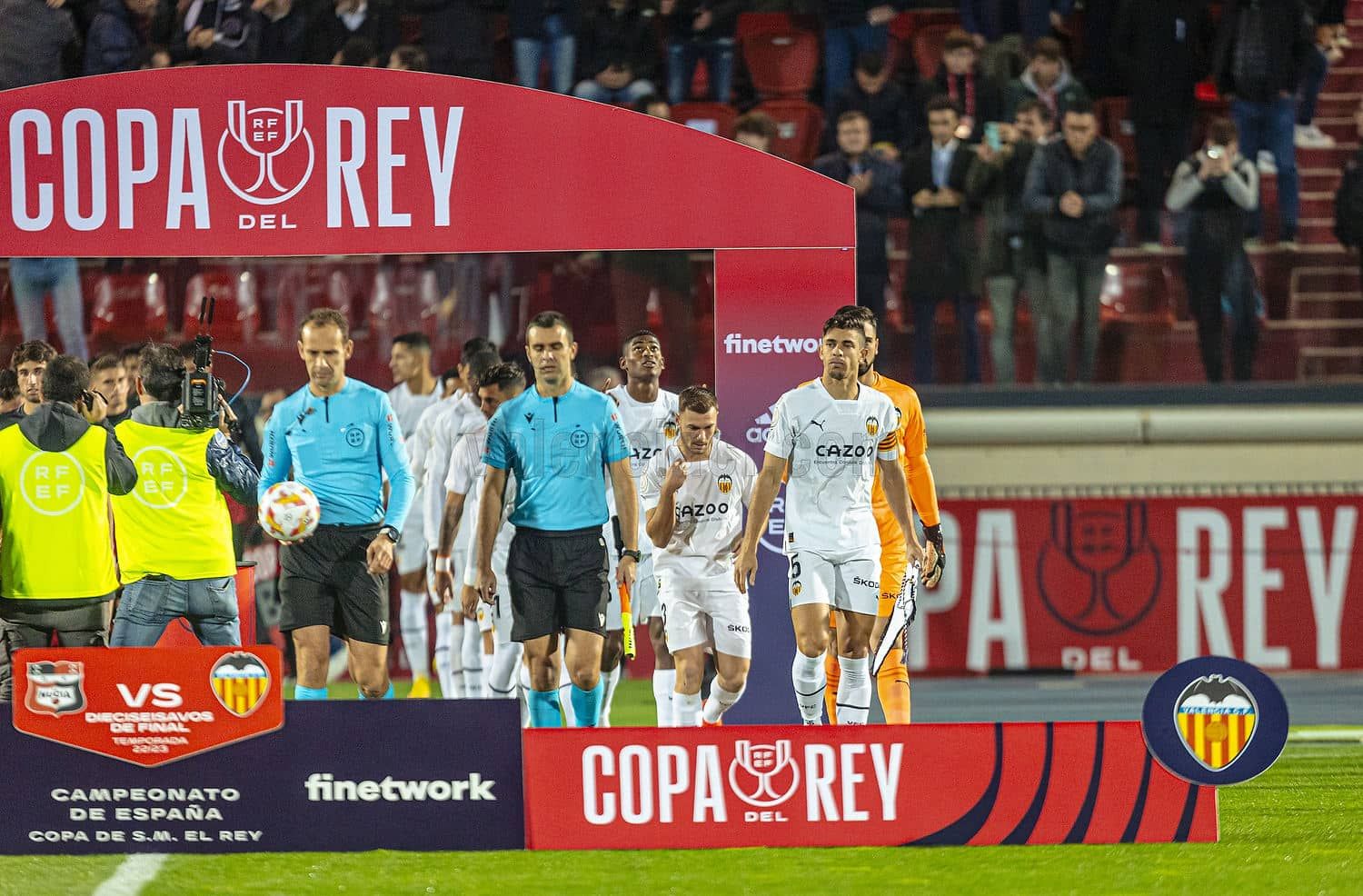 Alegría del Valencia CF en Copa del Rey