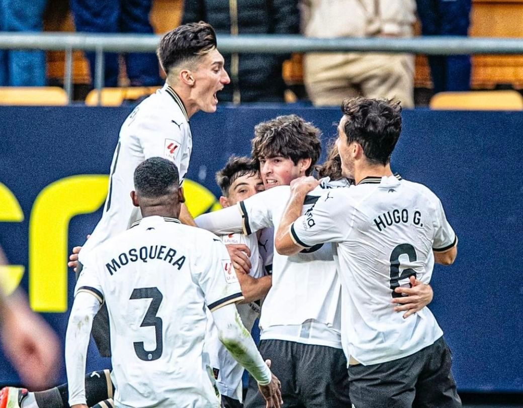 Alegría gol Valencia CF