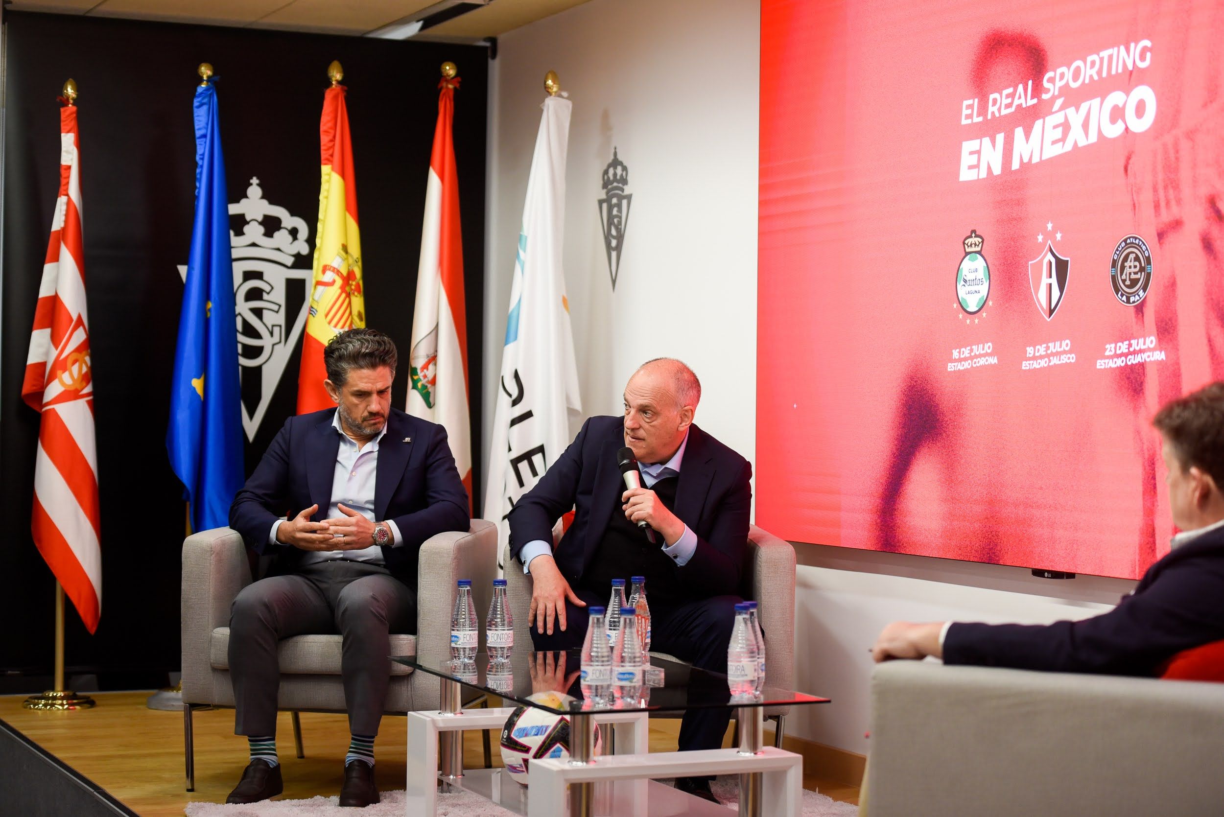  Alejandro Irarragorri y Javier Tebas.