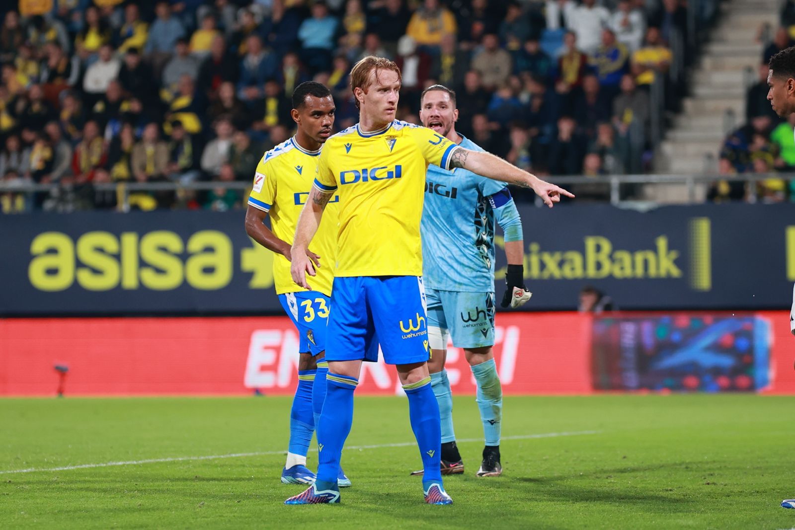  Álex Fernández, durante el Cádiz - Real Madrid.