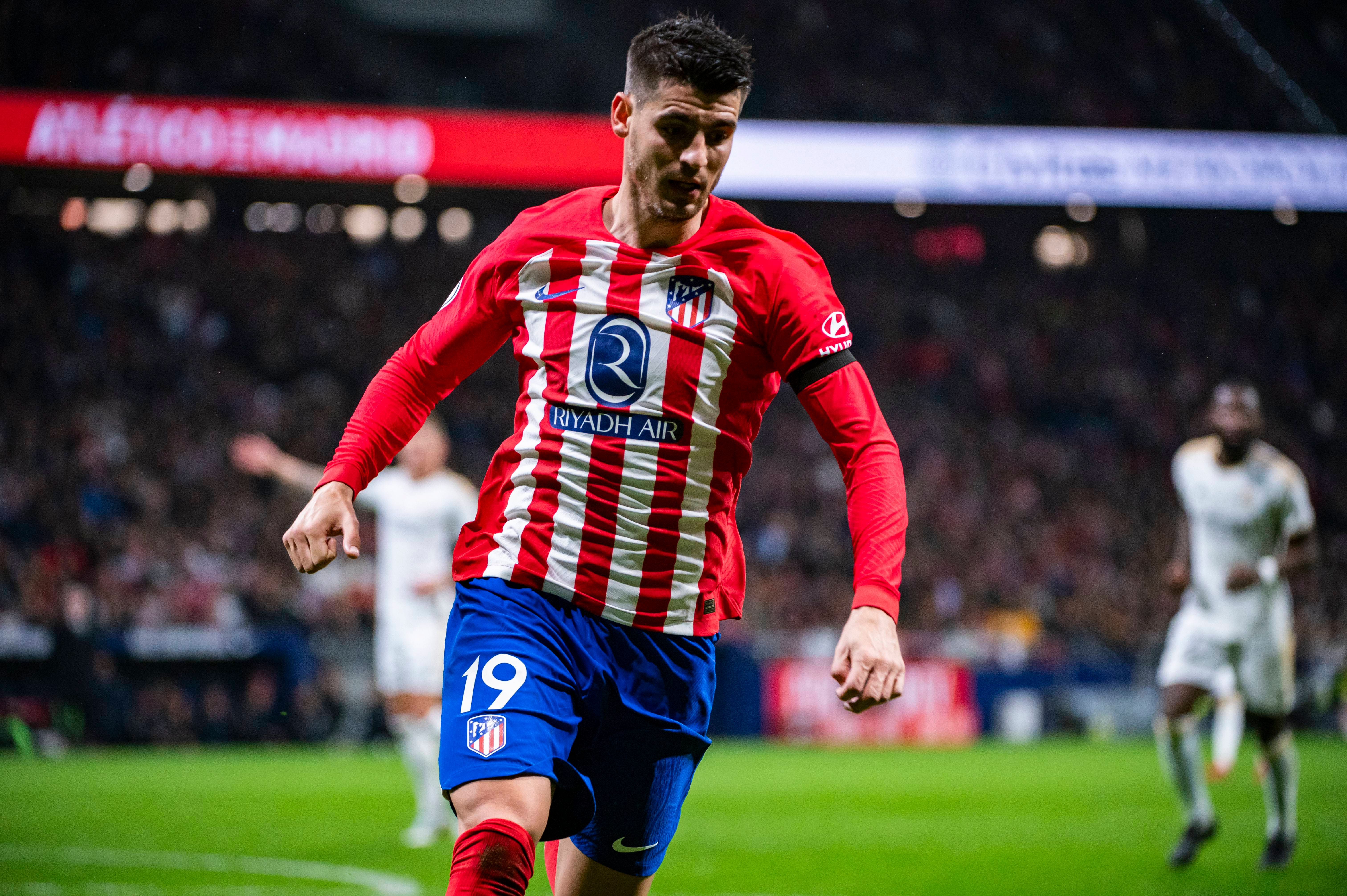 Álvaro Morata durante el Atlético de Madrid - Real Madrid de Copa del Rey (Cordon Press)