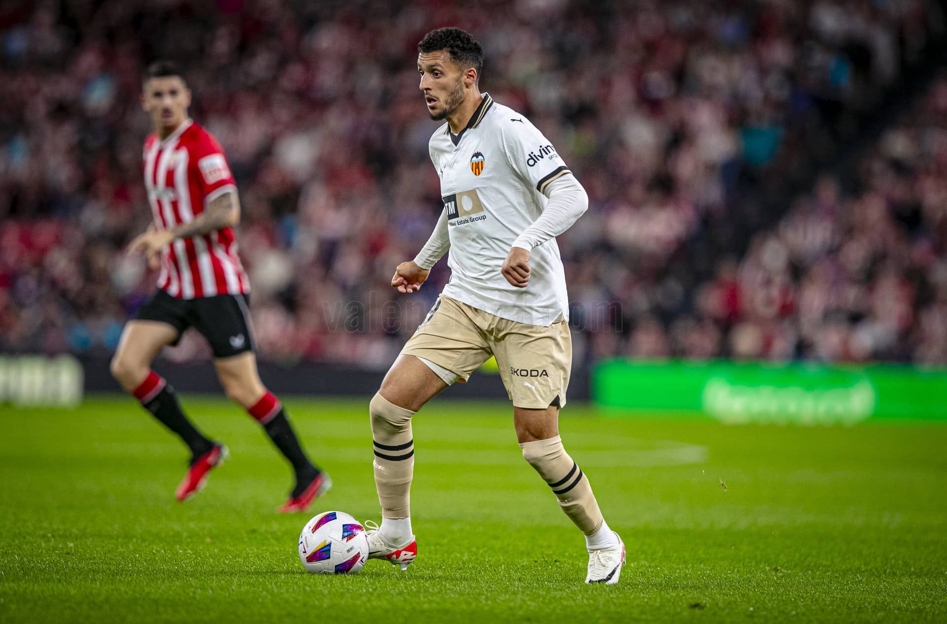  Amallah, en el Athletic Club - Valencia CF.