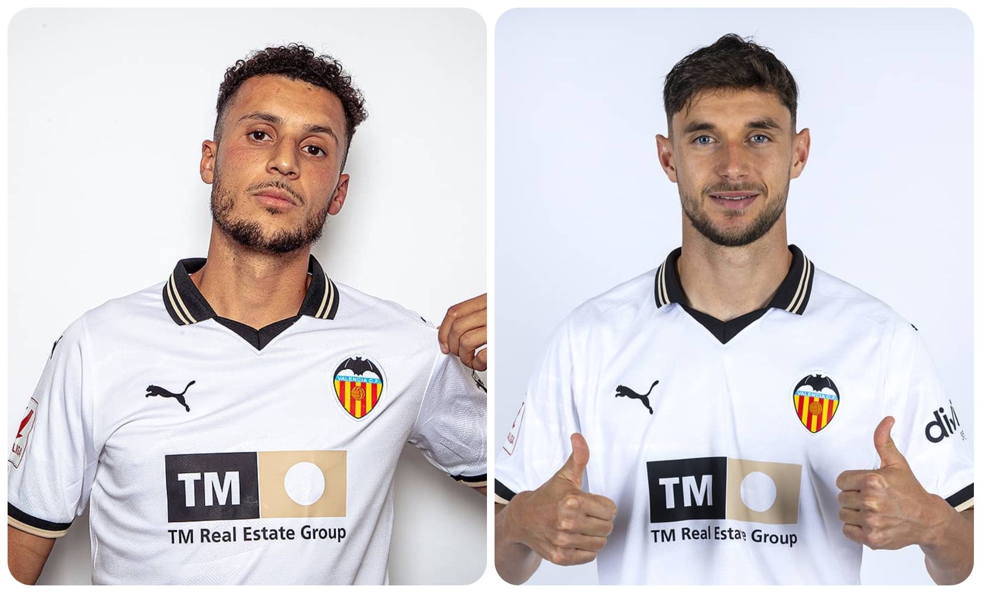  Amallah y Yaremchuk (Fotos: Valencia CF).