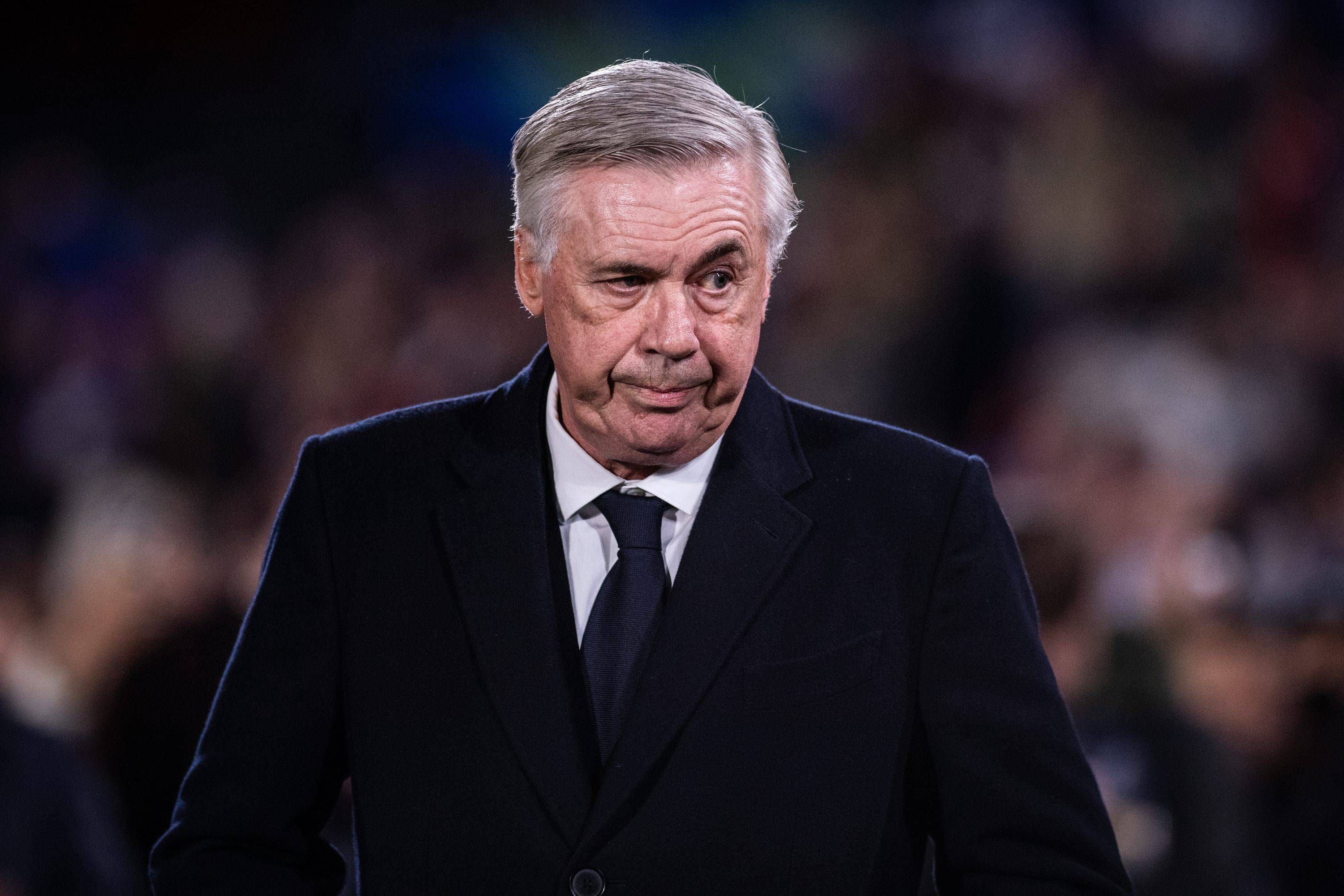  Ancelotti, en el Getafe-Real Madrid (FOTO: Cordón Press).