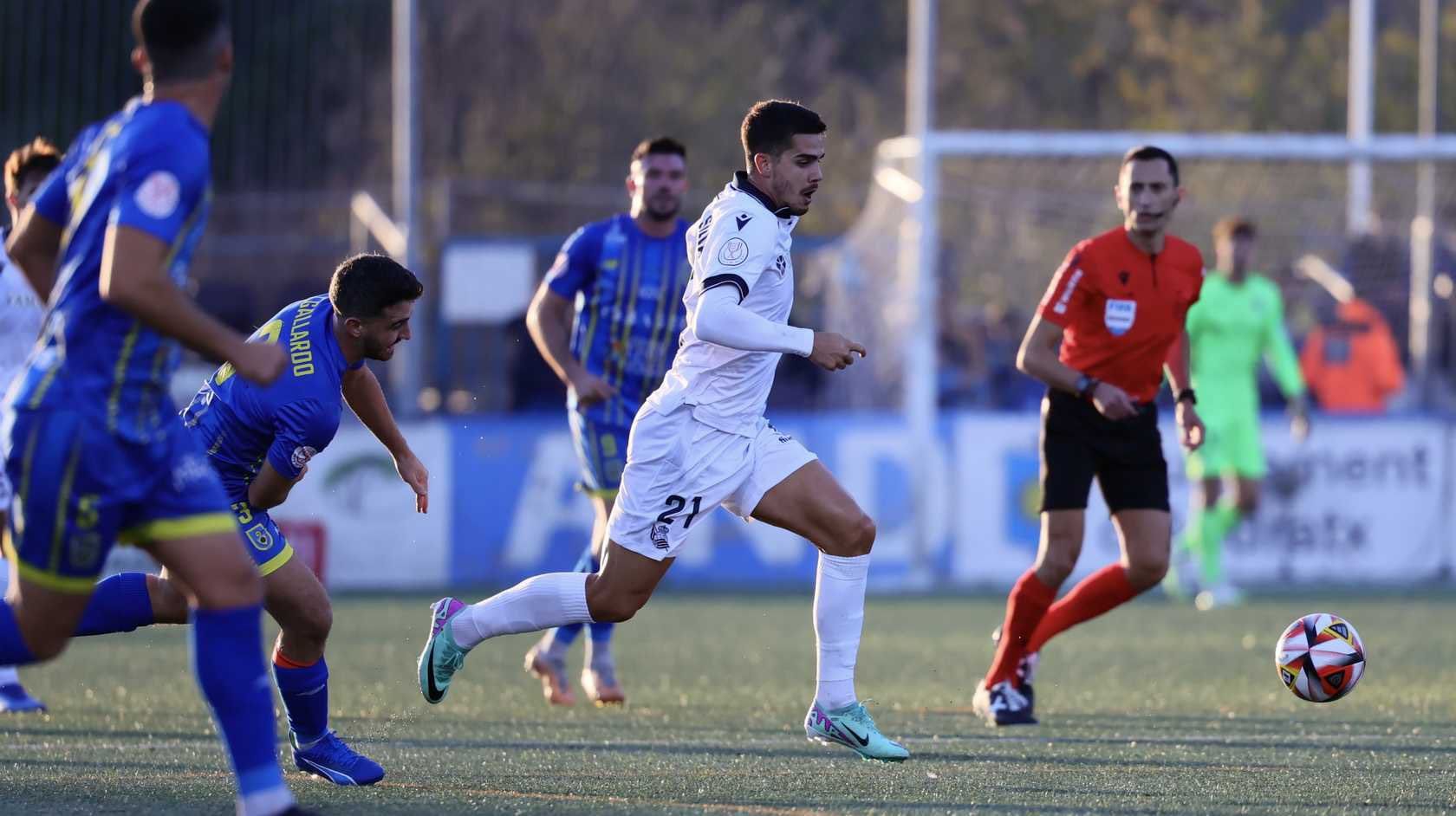  André Silva, durante el Andratx-Real Sociedad en Copa del Rey.