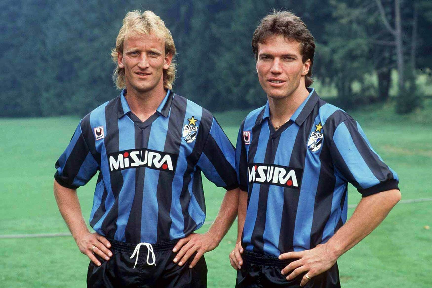  Andreas Brehme durante su etapa en el Inter de Milán
