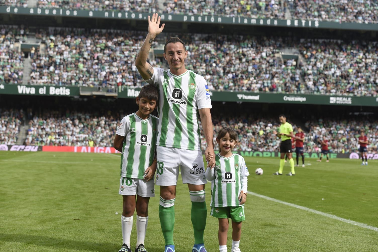  Andrés Guardado, ante Osasuna