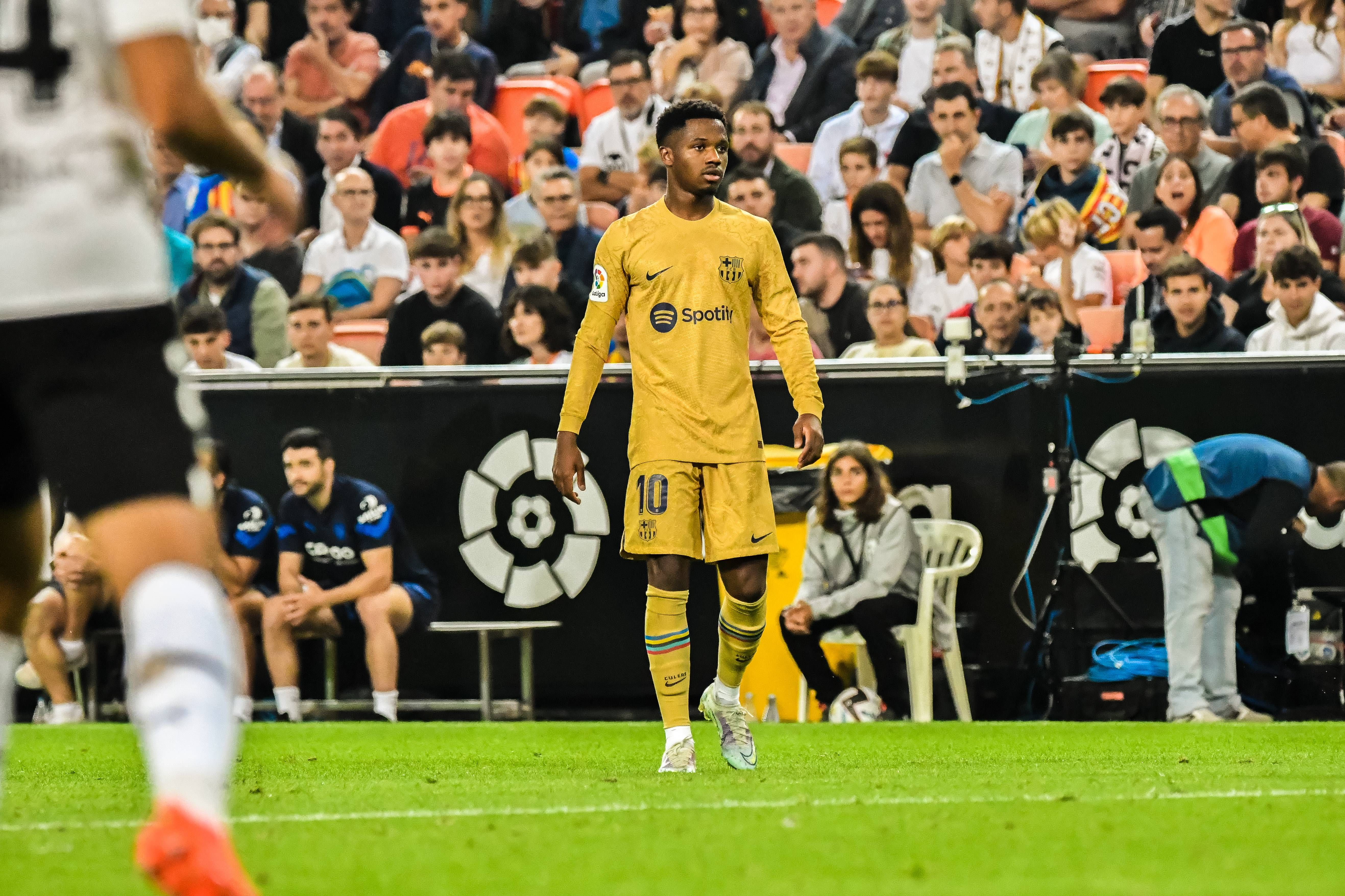  Ansu Fati en Mestalla.