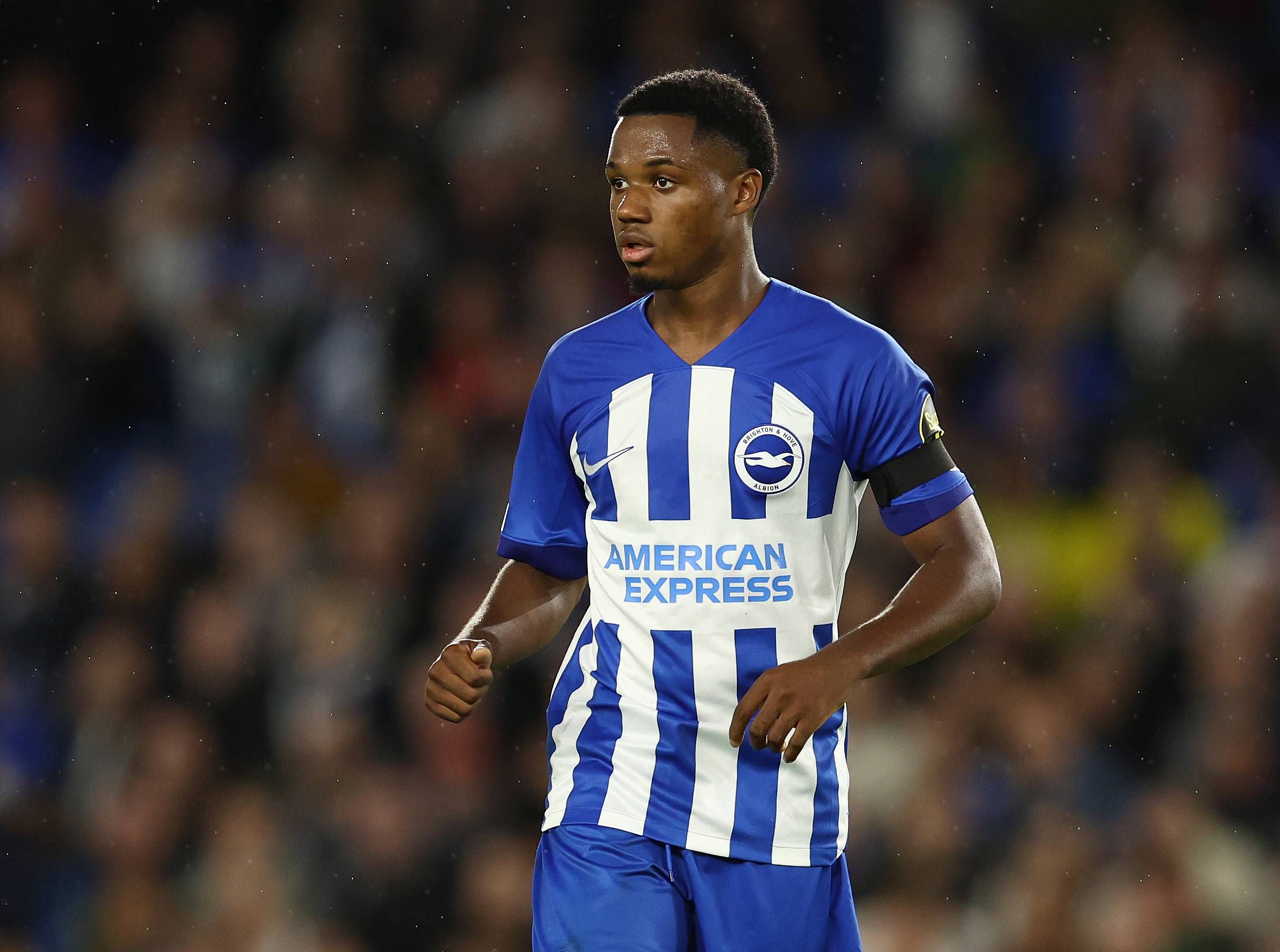  Ansu Fati, durante un partido del Brighton.