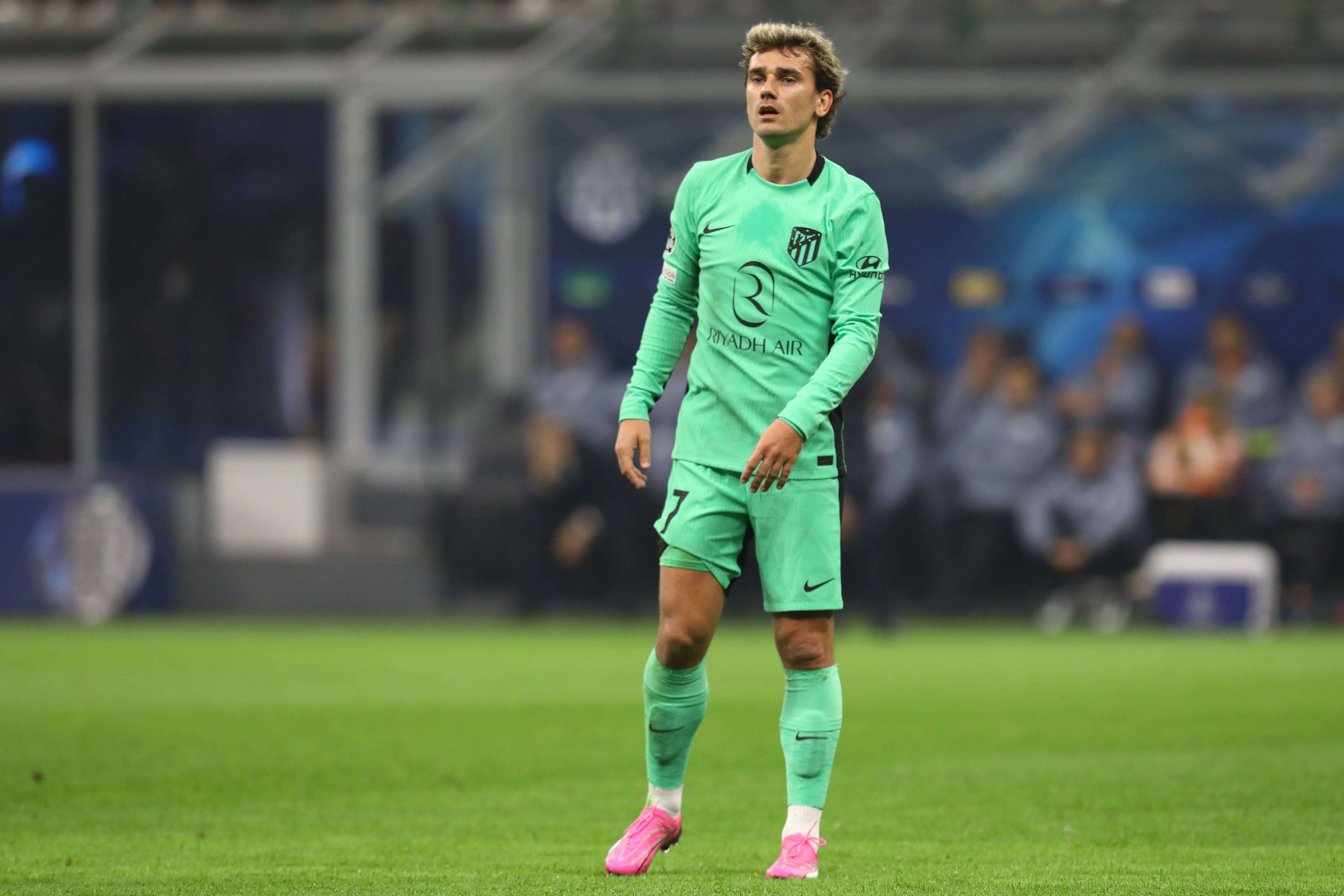 Antoine Griezmann, durante el Inter-Atlético de Madrid.