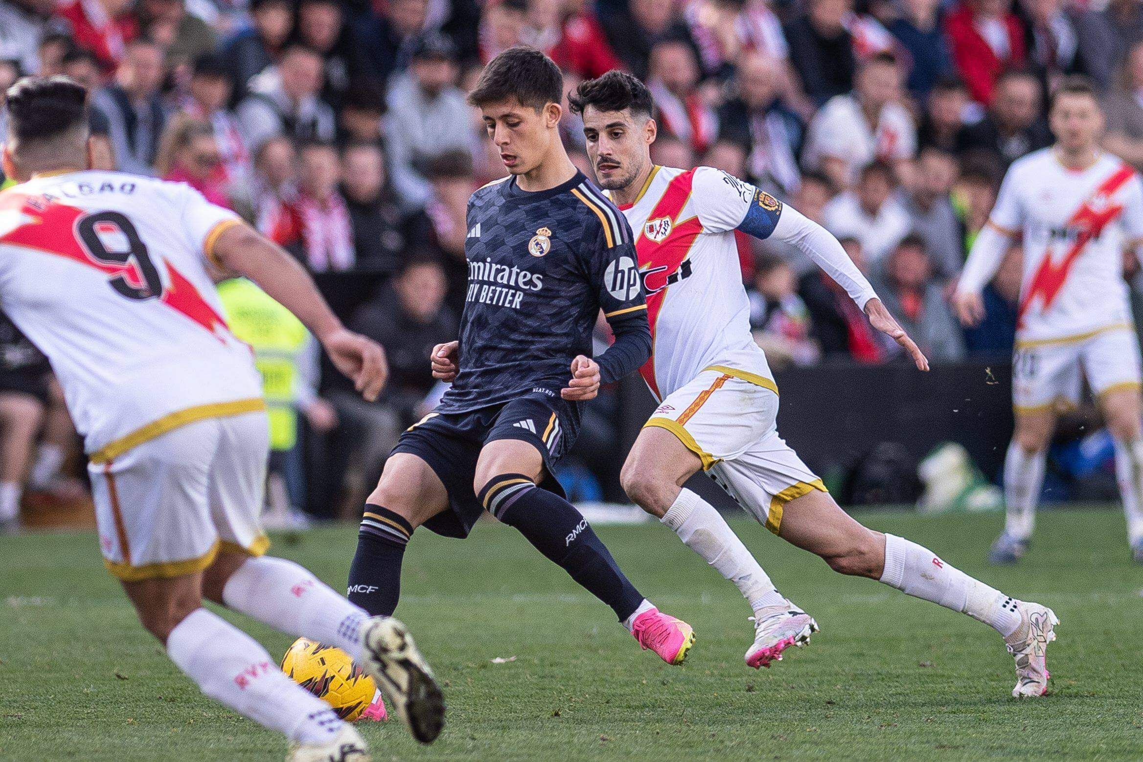  Arda Güler, en el Rayo-Real Madrid.