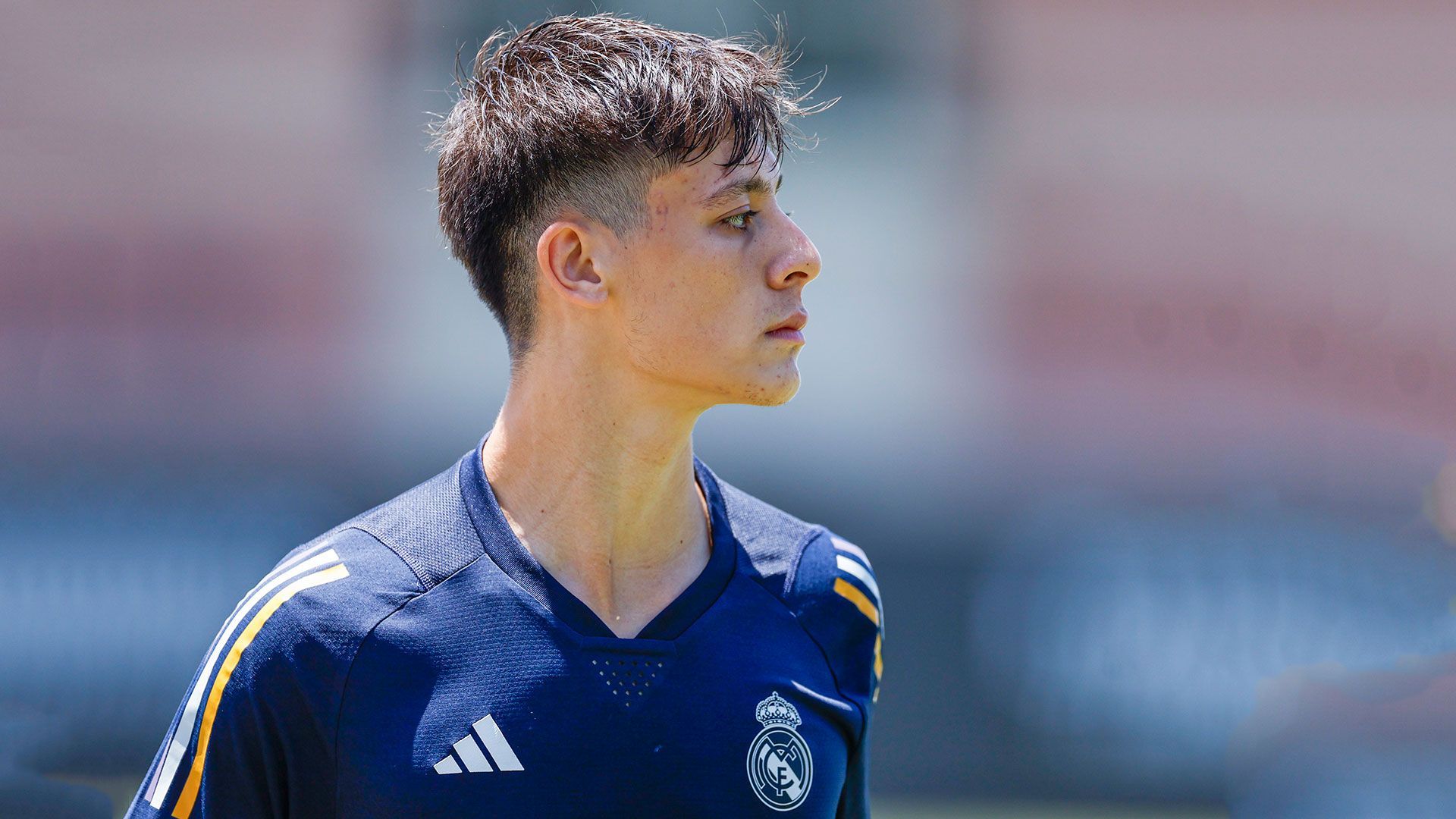  Arda Güler, en un entrenamiento con el Real Madrid.