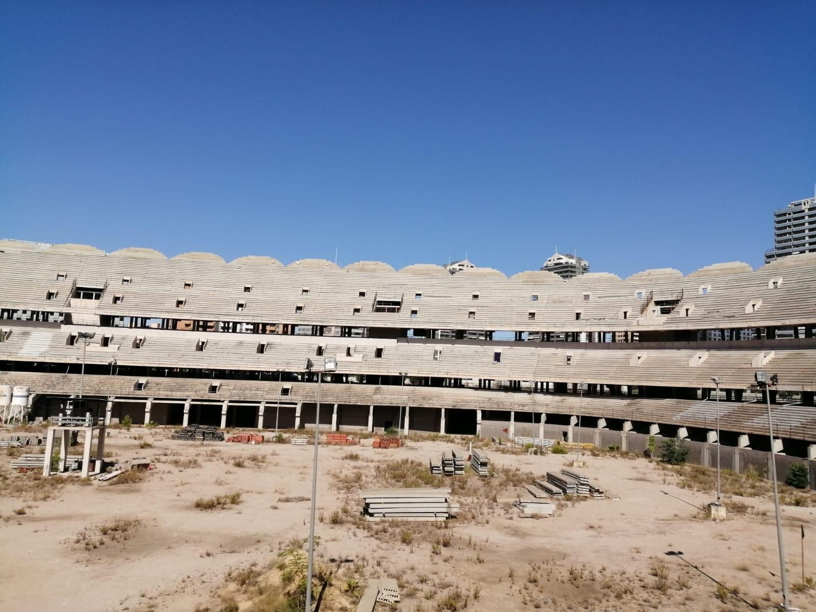  Así está el Nou Mestalla.