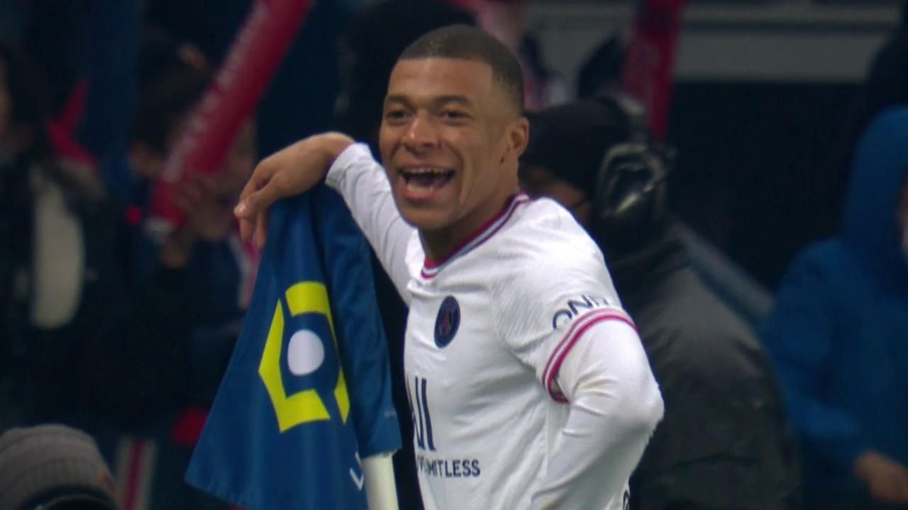  Asistencia de Messi y celebración a lo Thierry Henry: el golazo de Mbappé ante el Stade Rennais