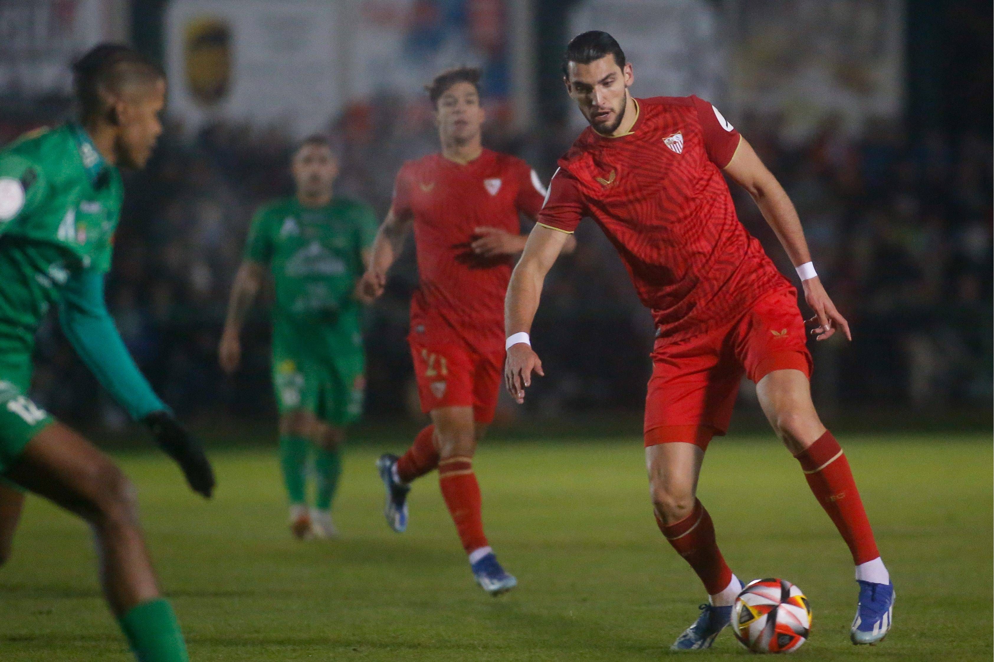  Rafa Mir, en el Astorga-Sevilla.