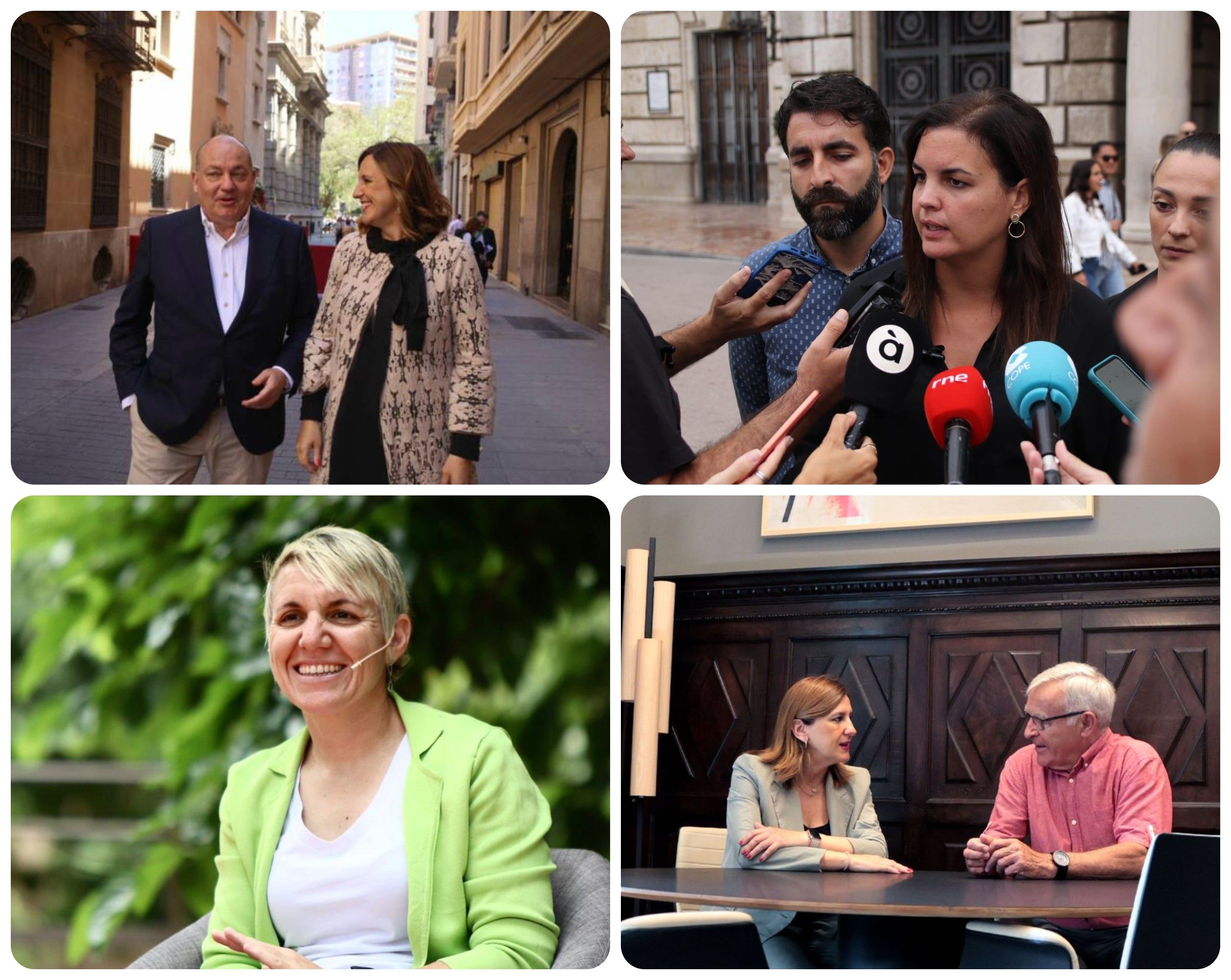  Marí, Catalá, Gómez, Robles y Ribó: Ayuntamiento y oposición tienen una cita