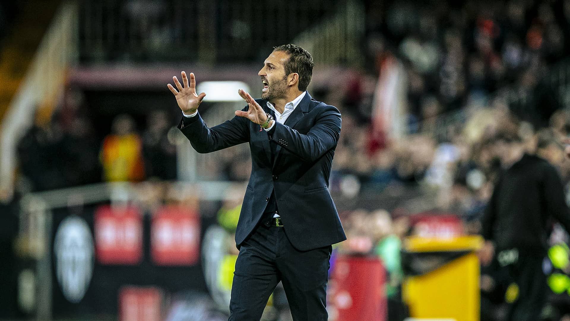 Rubén Baraja en Mestalla