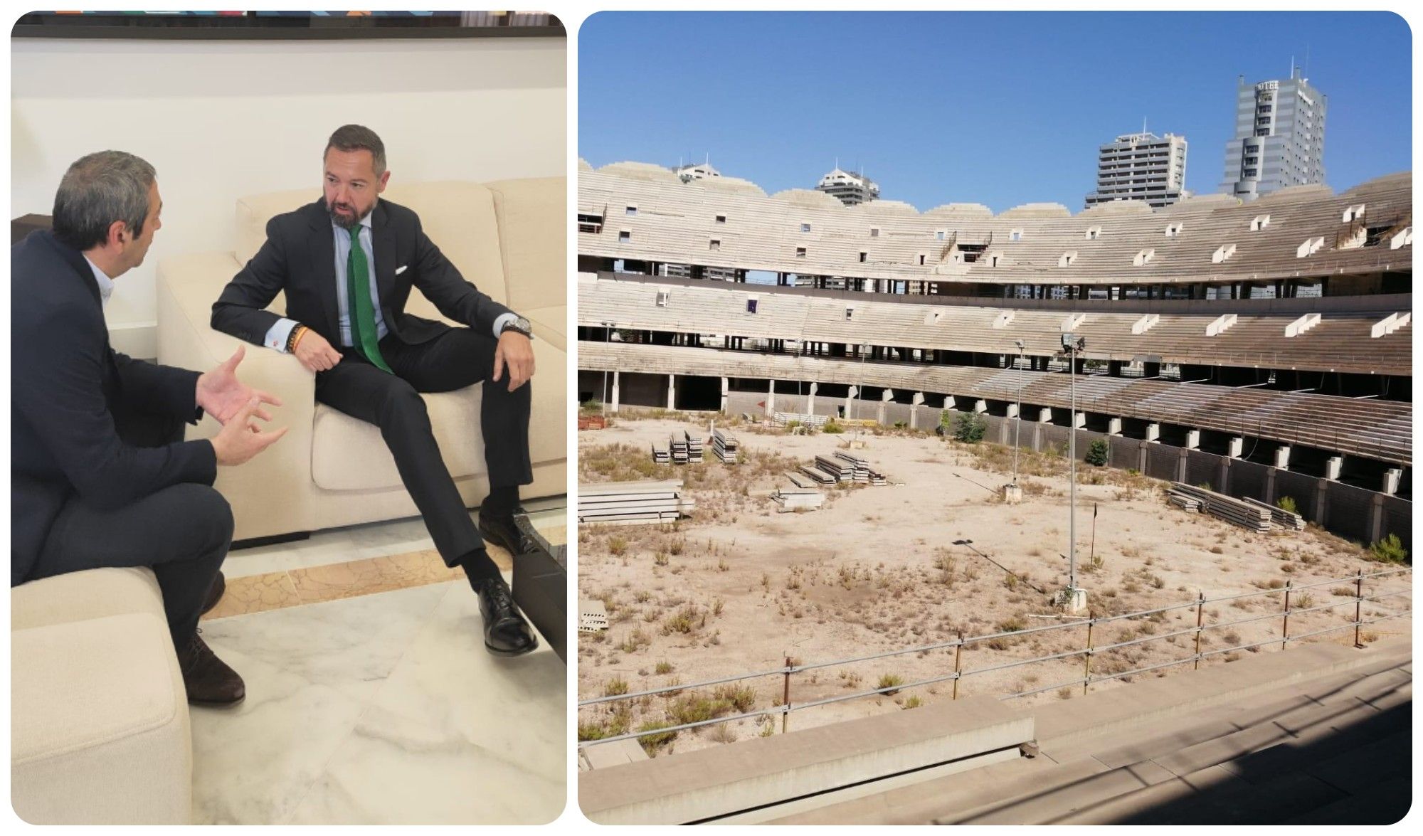  Barrera y Badenas de VOX y el Nou Mestalla