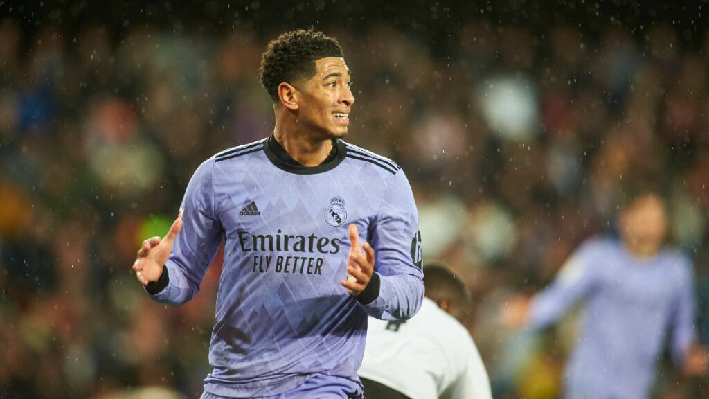  Bellingham durante el partido ante el Valencia. (Fuente: Cordon Press)