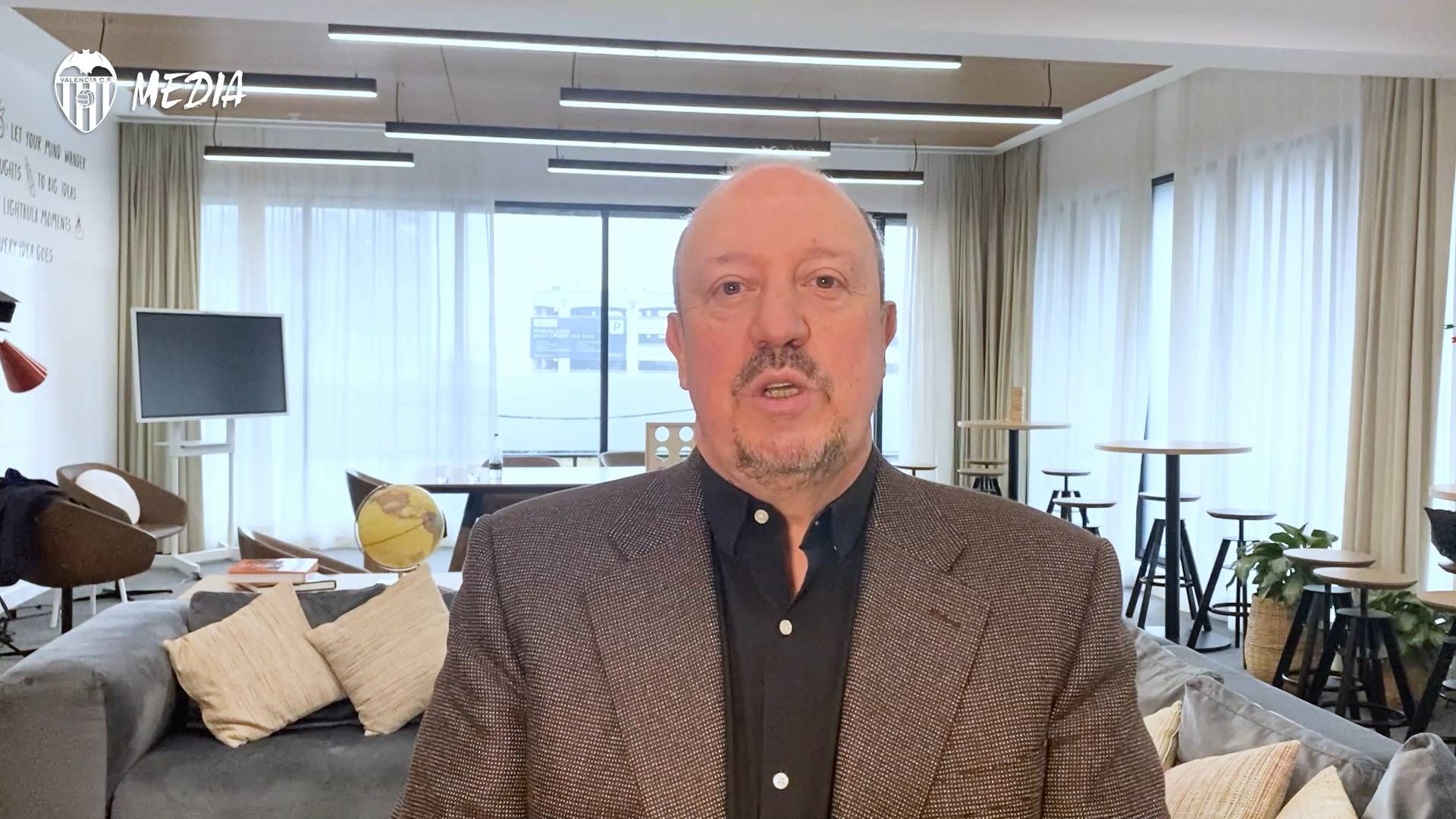 Rafa Benítez bautizó a Rubén Baraja el pasado 15 de febrero.