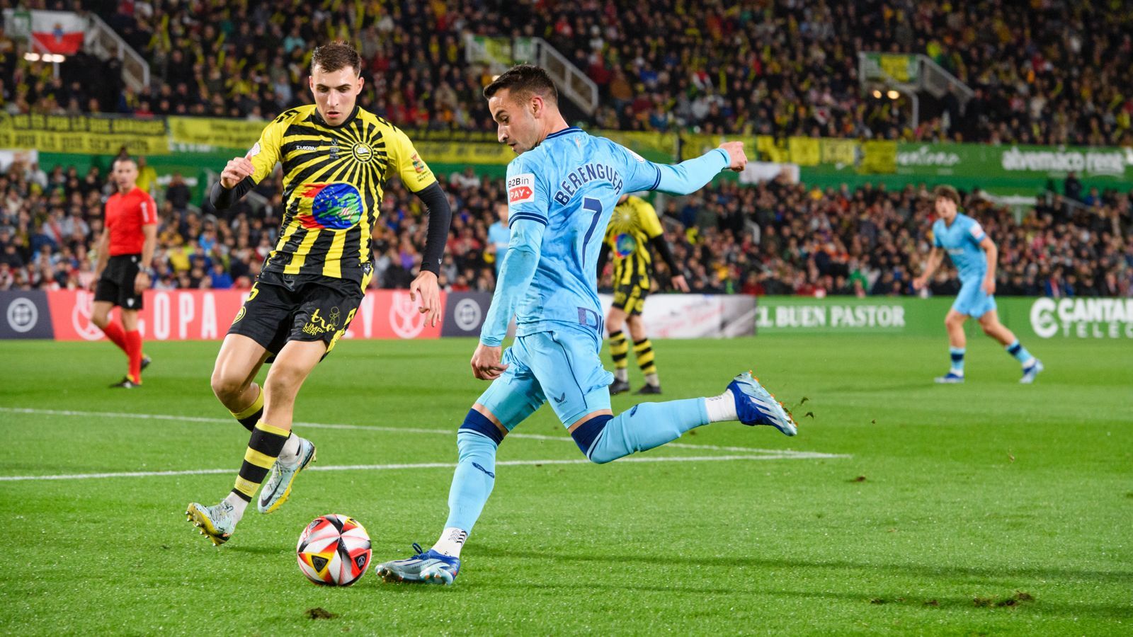 Berenguer, durante el Cayón - Athletic (Foto: Athletic Club).