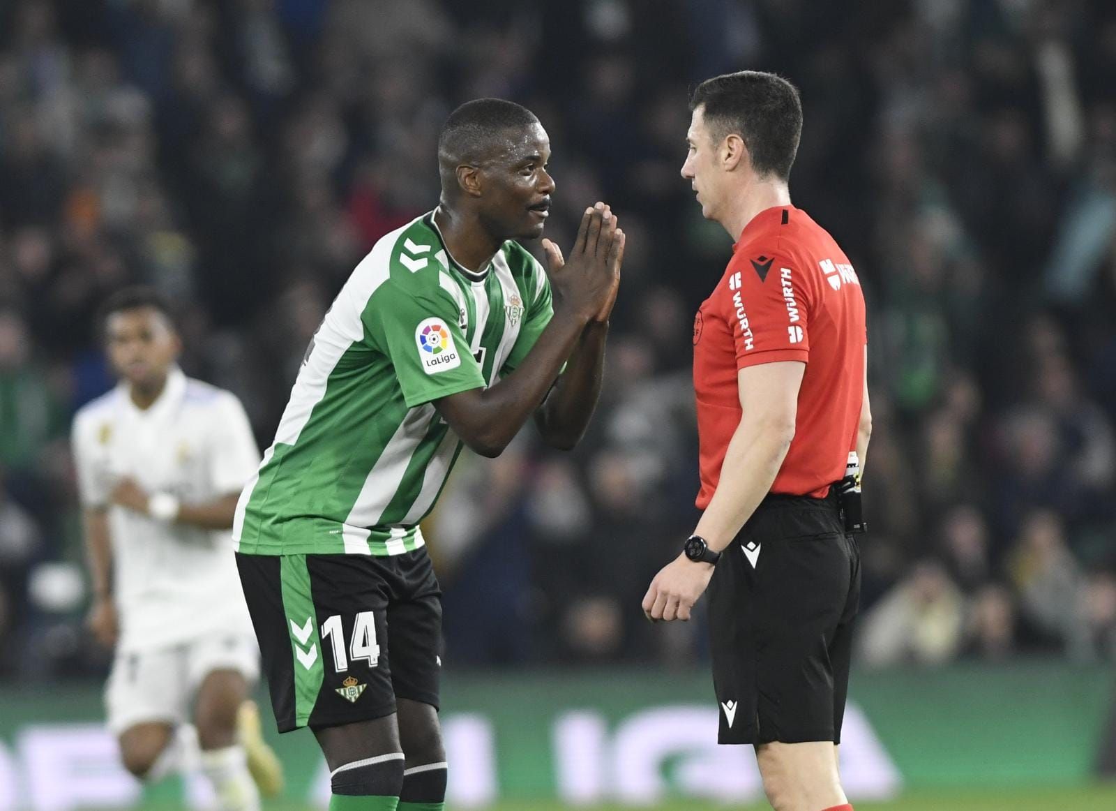  Imagen de Soto Grado contra el Real Betis